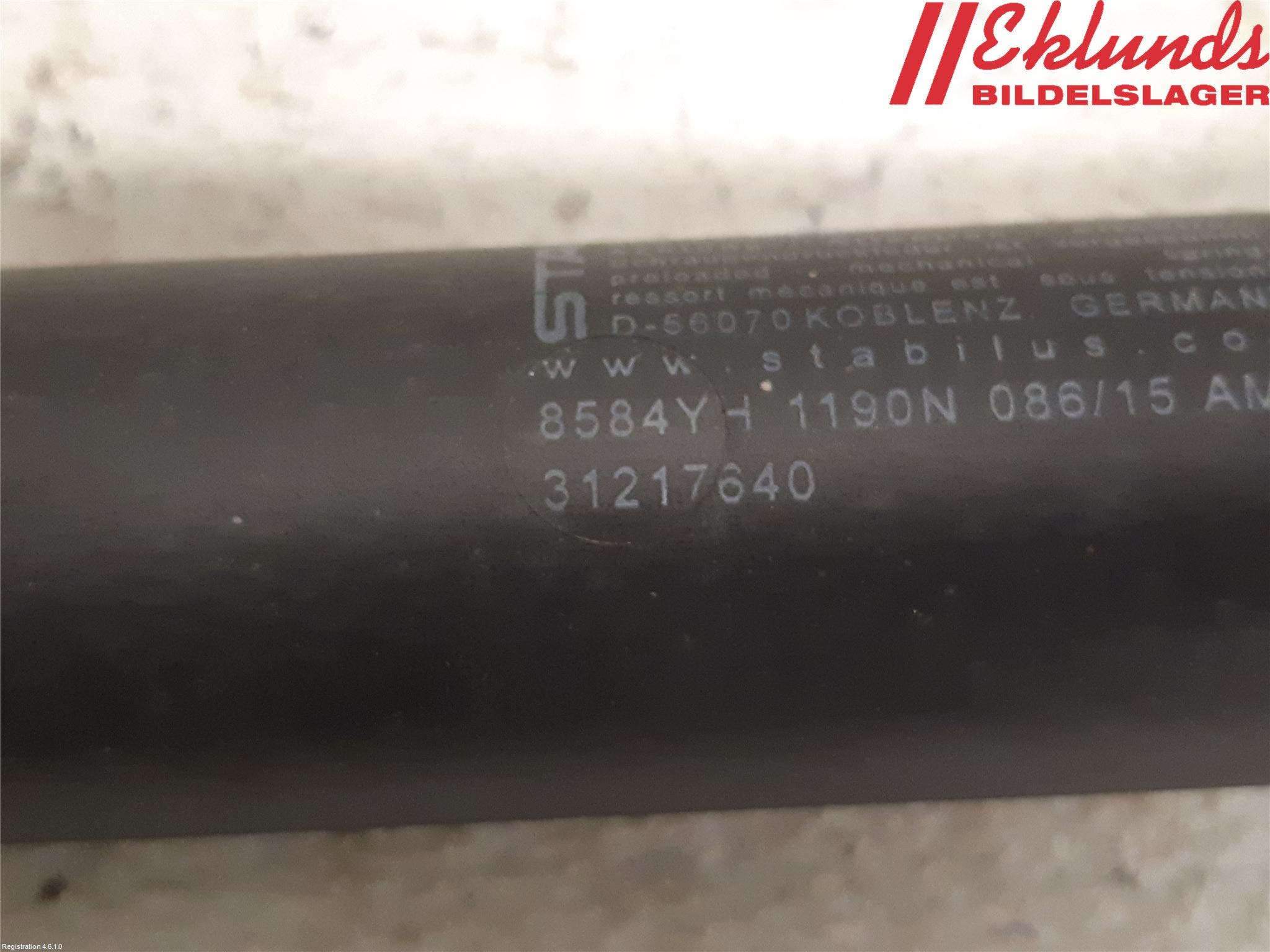 Volvo V70 14-16 Gasfjäder Baklucka