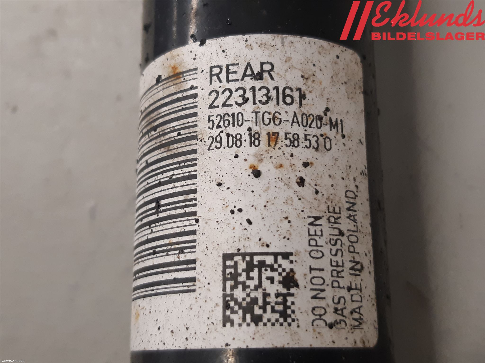 Honda CIVIC 17-22 Stötdämpare Bak