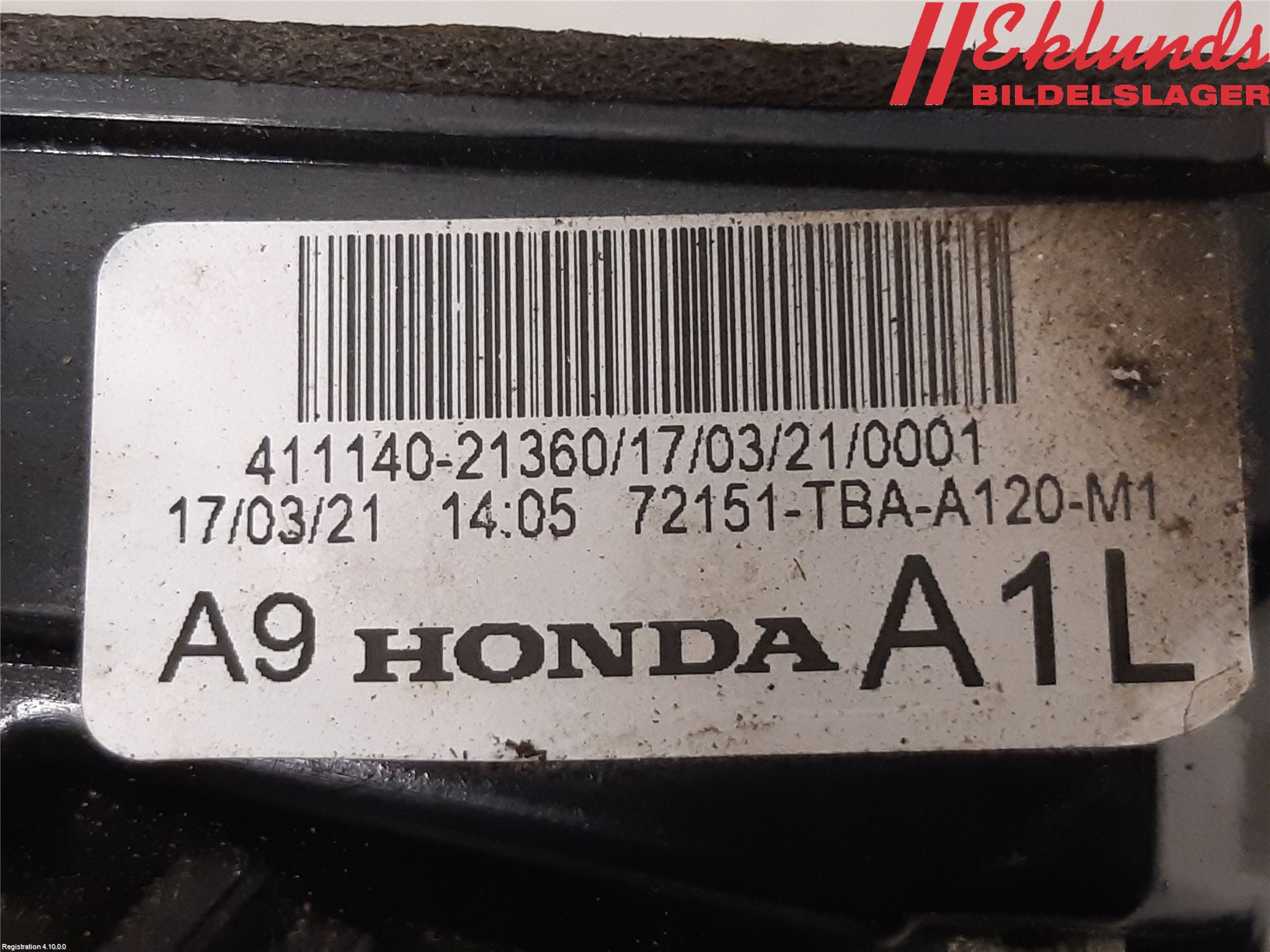 Honda CIVIC 17-22 Låskista-Dörrlås