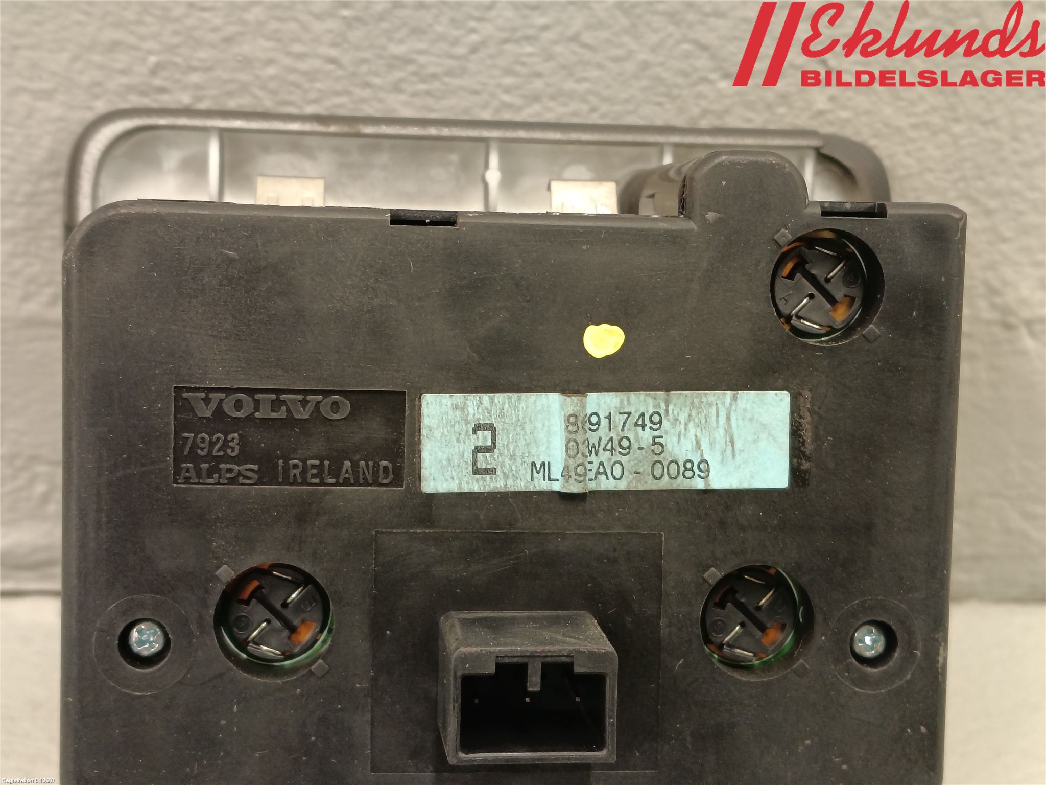Volvo S60 01-04 Strömställare Ljus