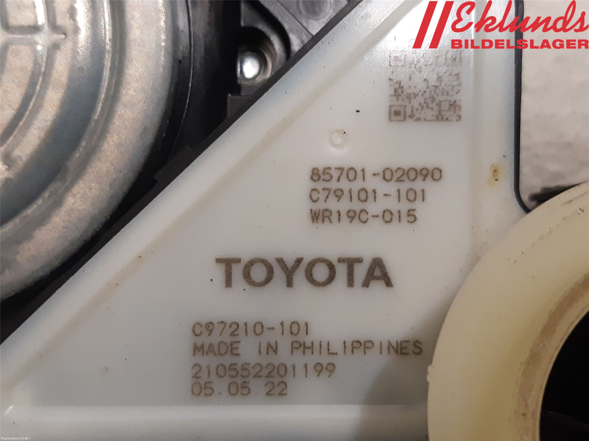 Toyota COROLLA 19- Fönsterhiss El Kompl