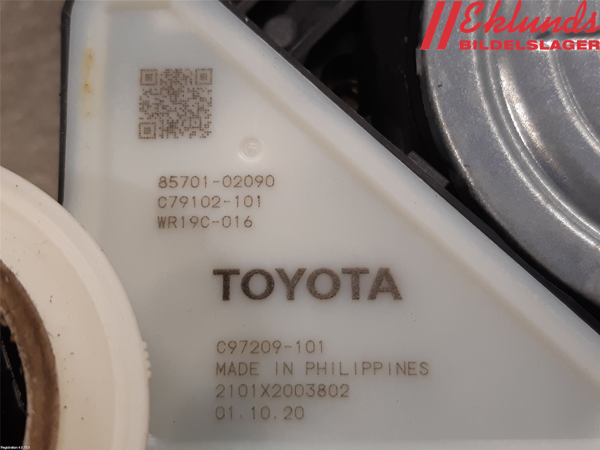 Toyota COROLLA 19- Fönsterhiss El Kompl