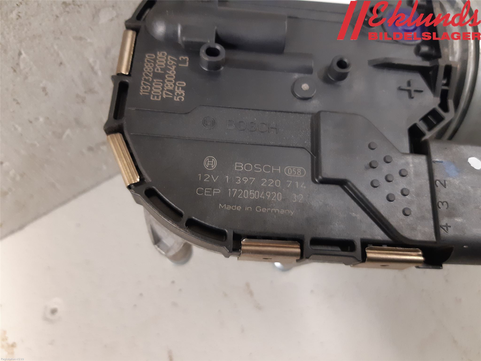 Volvo S90 17->> Torkarmotor Vindruta