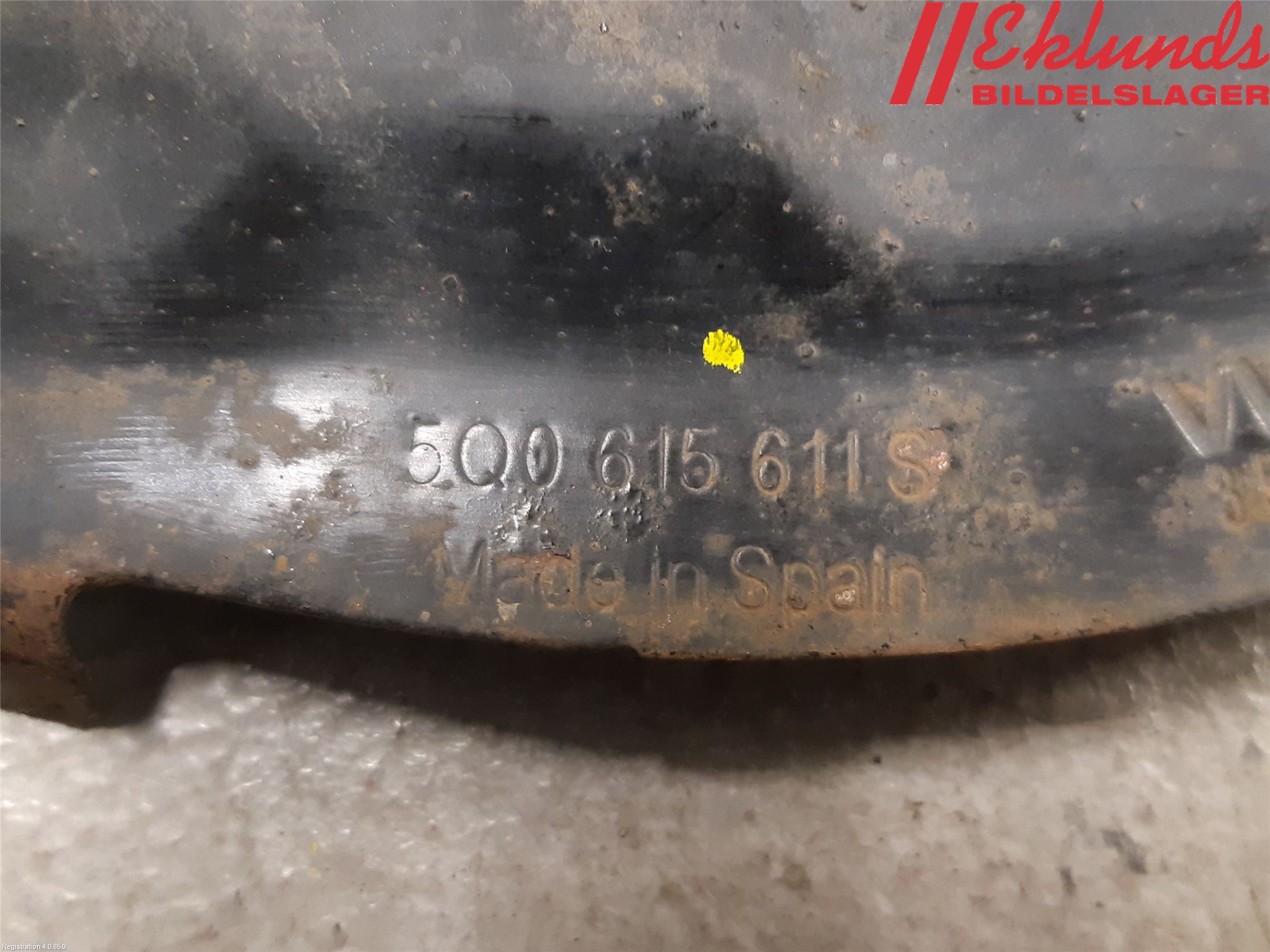 Volkswagen VW PASSAT 15-19 Bromssköld Bak