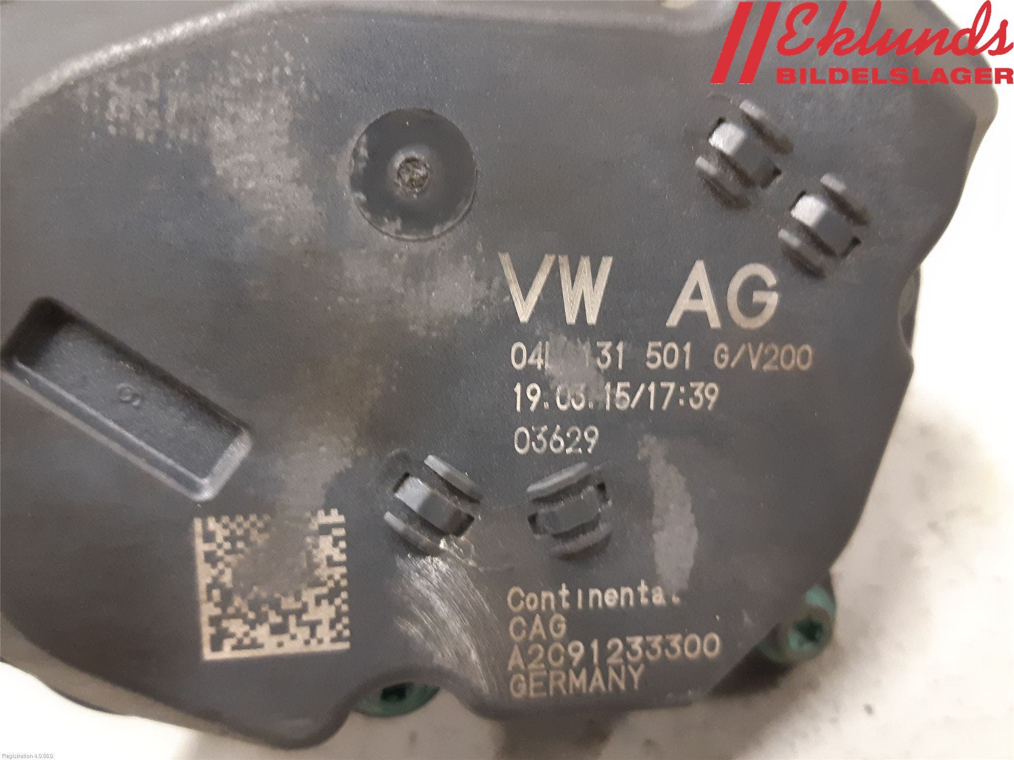 Volkswagen VW PASSAT 15-19 Injspjällhus