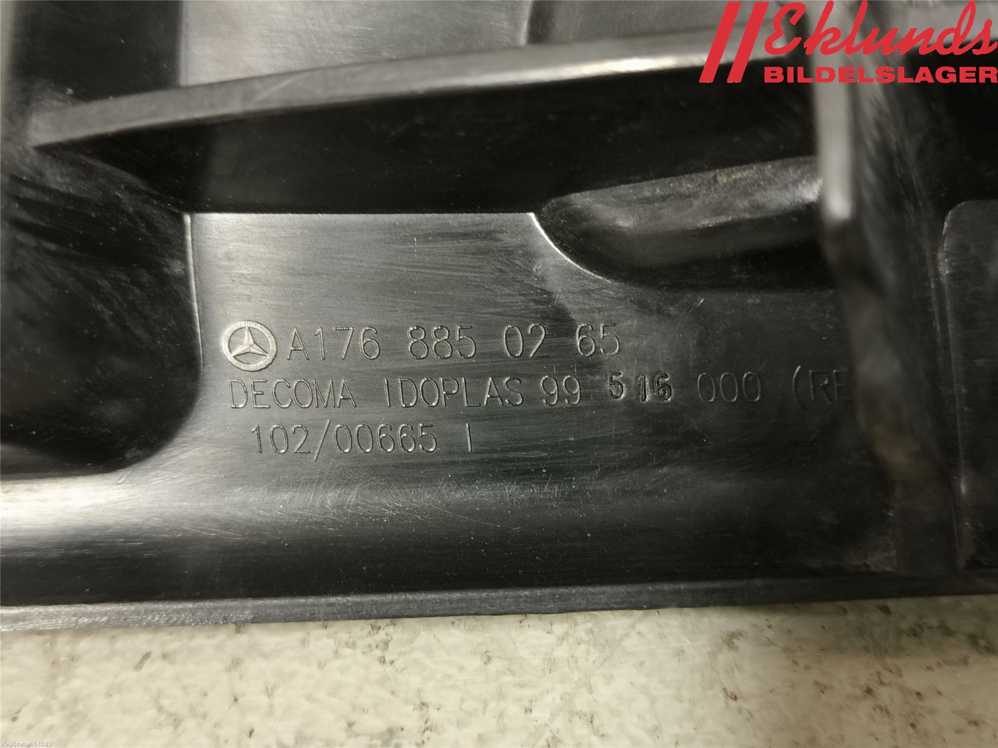 Mercedes-Benz MB A-KLASS (W176) 13-18 Stötfångarfäste Bak Hö