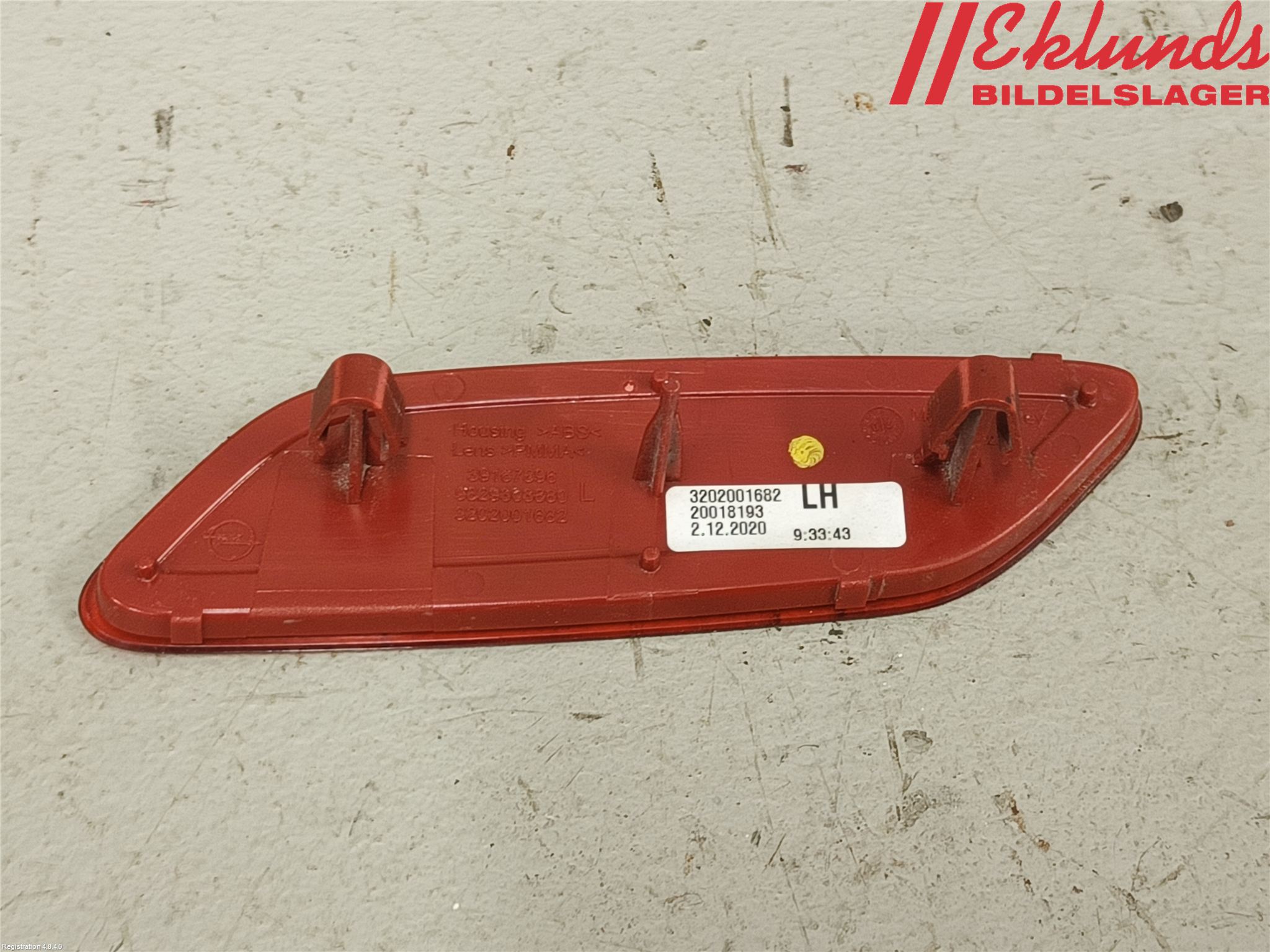 Opel CORSA F, CORSA-E 20- Dimljus/Reflex Bak