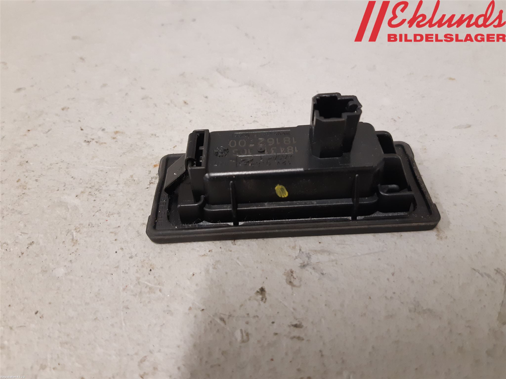 Volkswagen VW GOLF / E-GOLF VII 13-20 Skylt Belysning