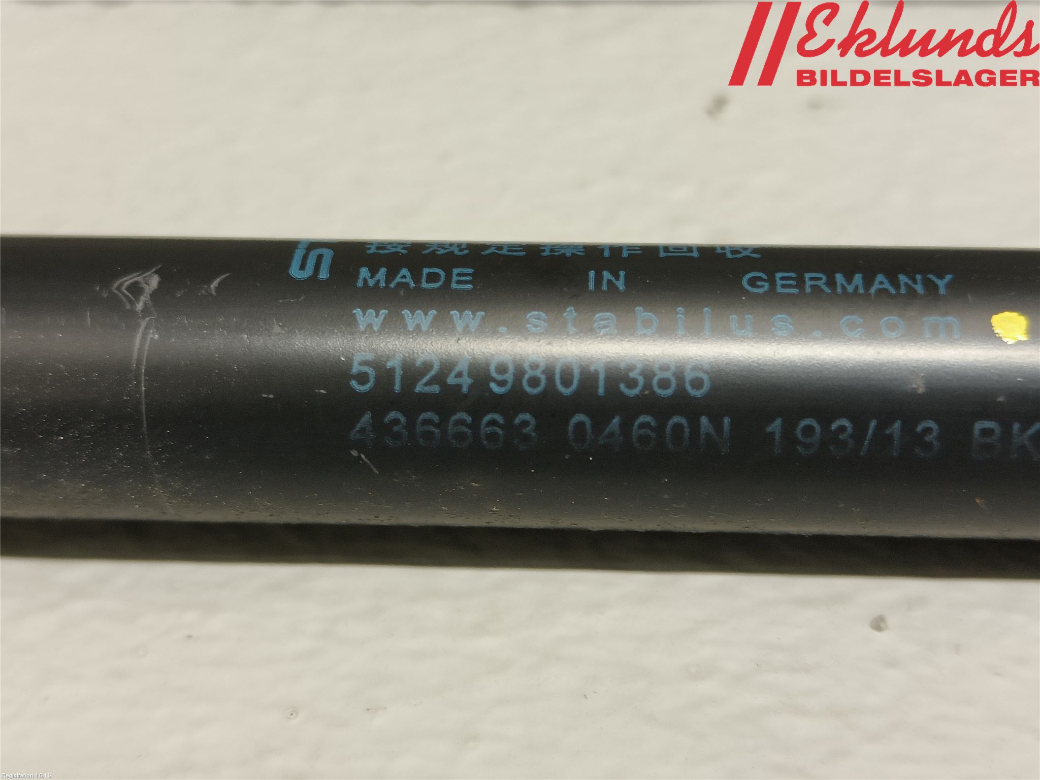 Mini COUPE R56 05-14 Gasfjäder Baklucka