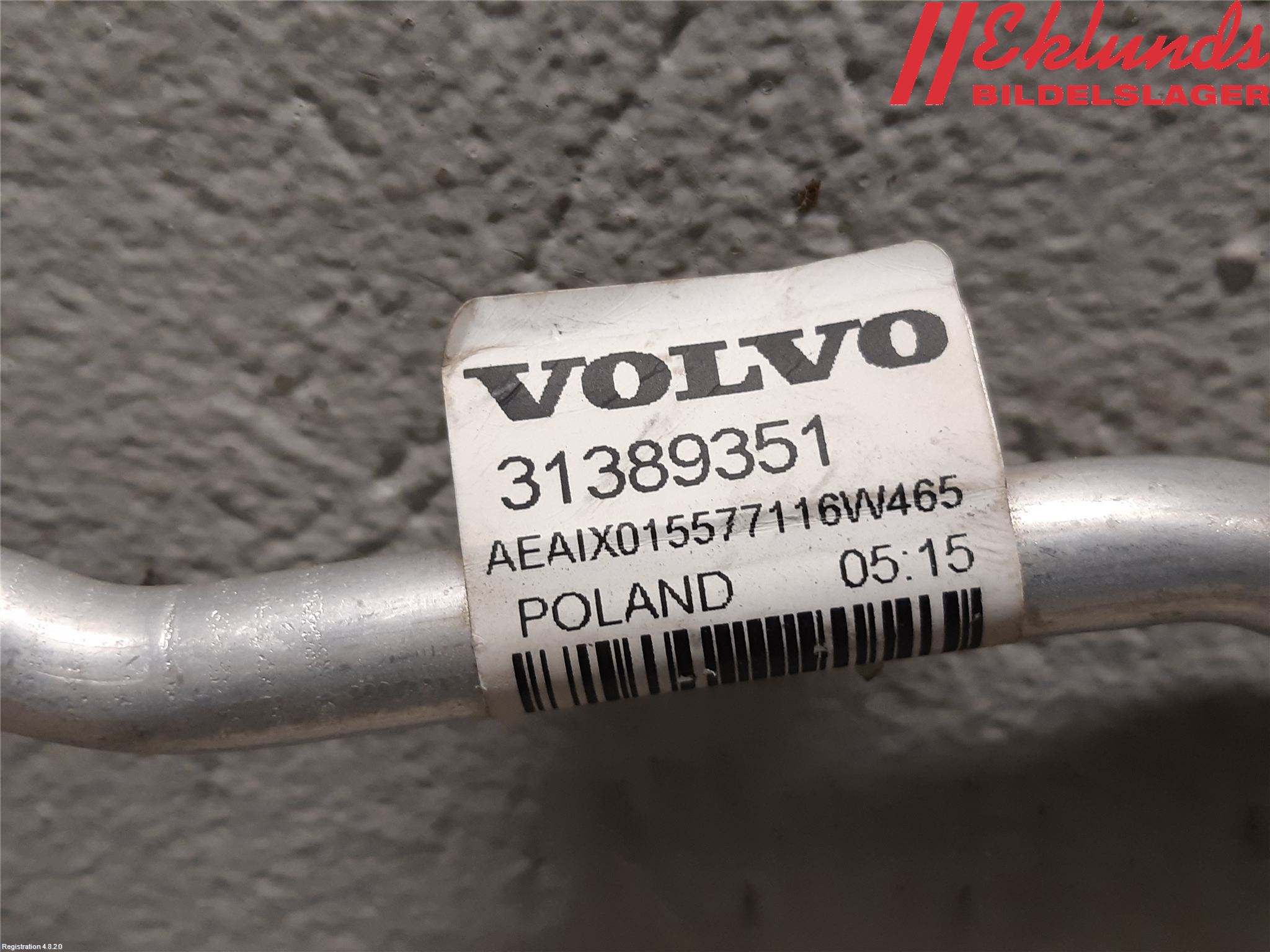 Volvo XC90/RECHARGE 16- Ac Slang-Rör