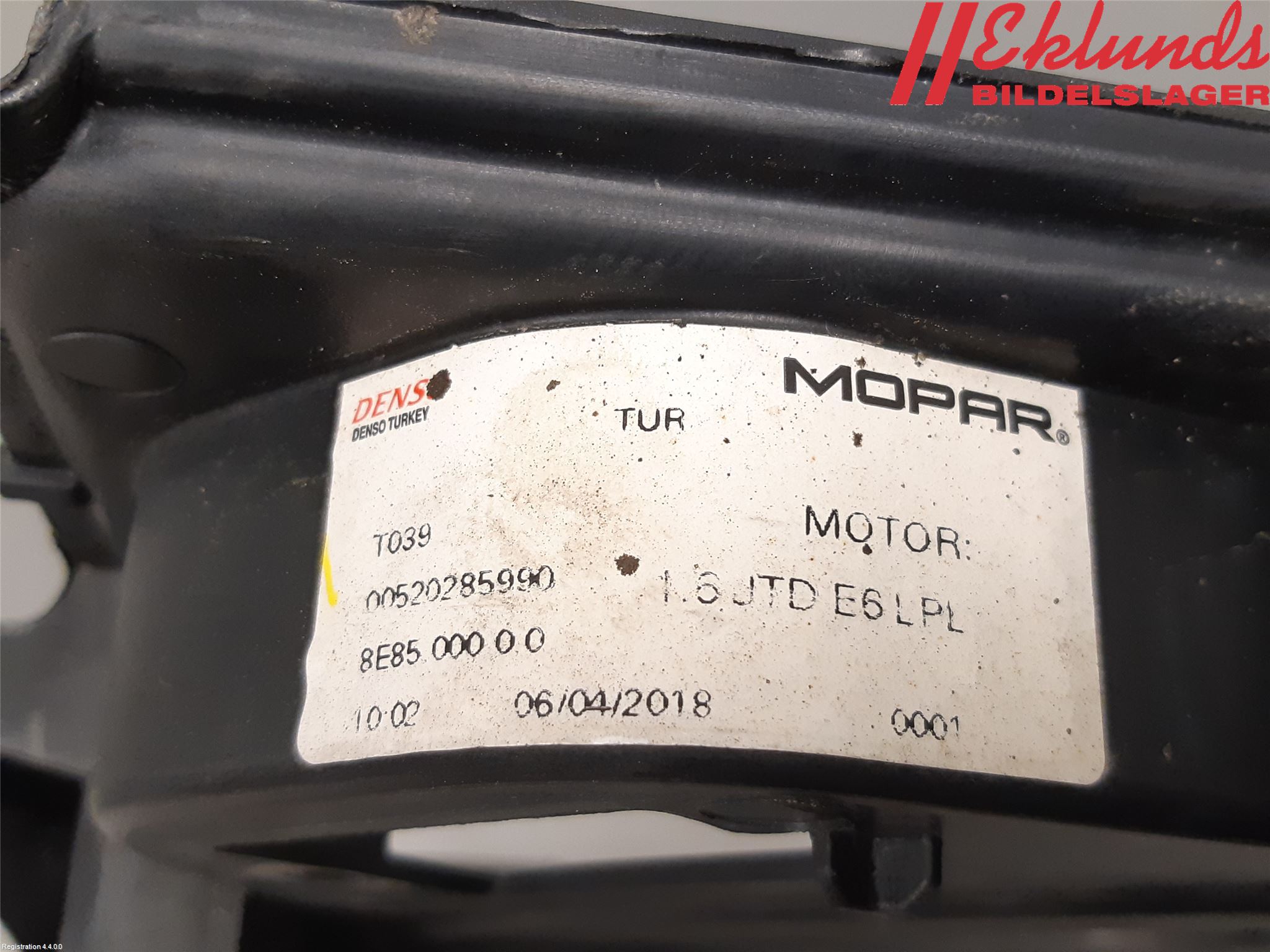 Fiat DOBLO CARGO Kylfläktkåpa