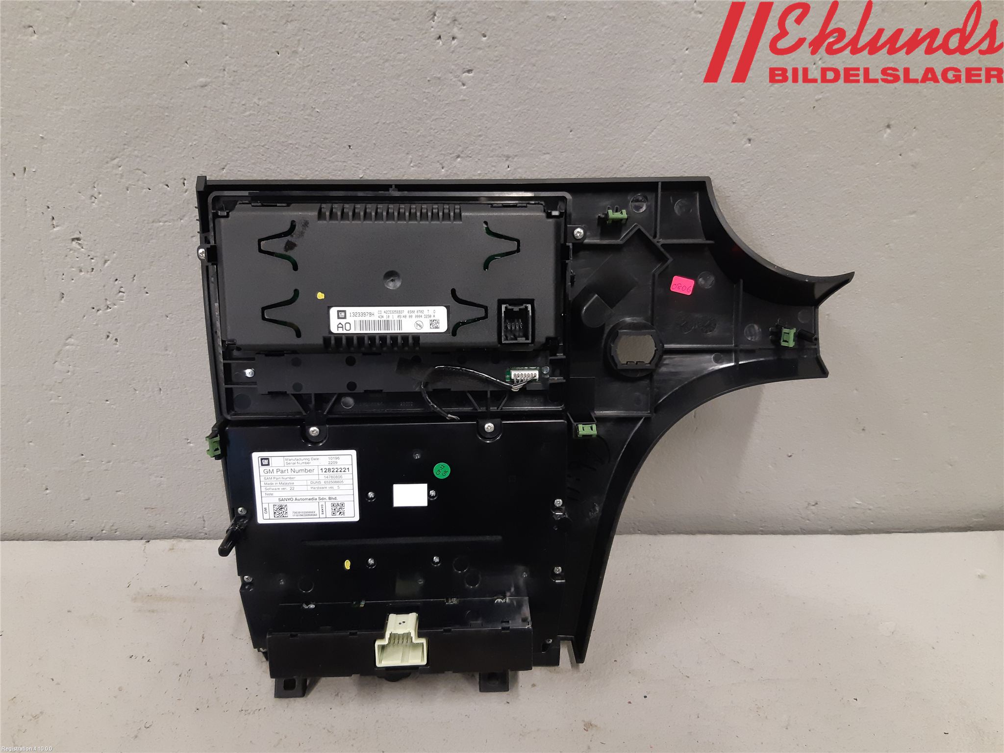 Saab 9-5 10-12 Cd Radio - Multimediapanel