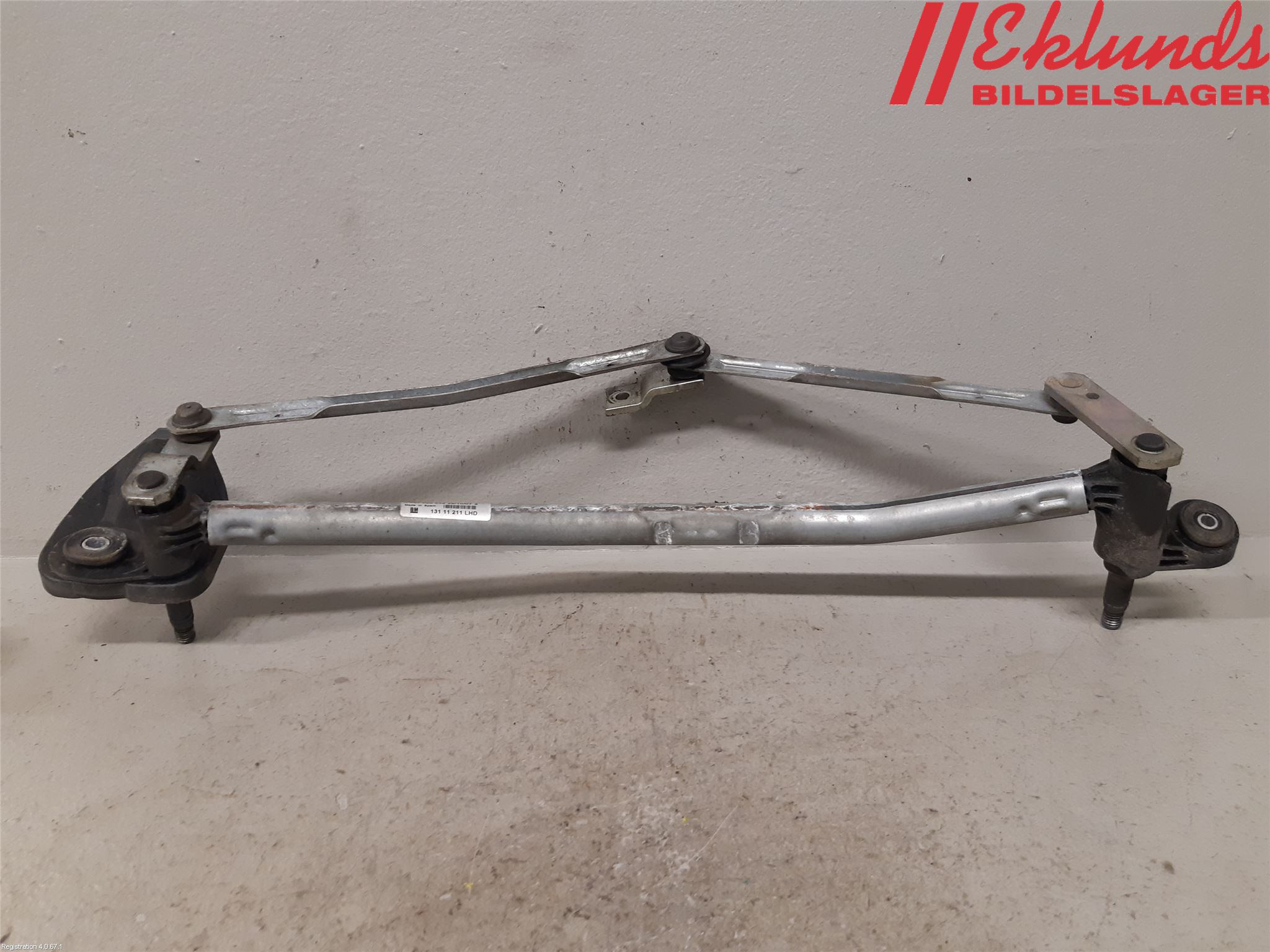 Opel ASTRA H 04-12 Torkarmekanism Vindruta