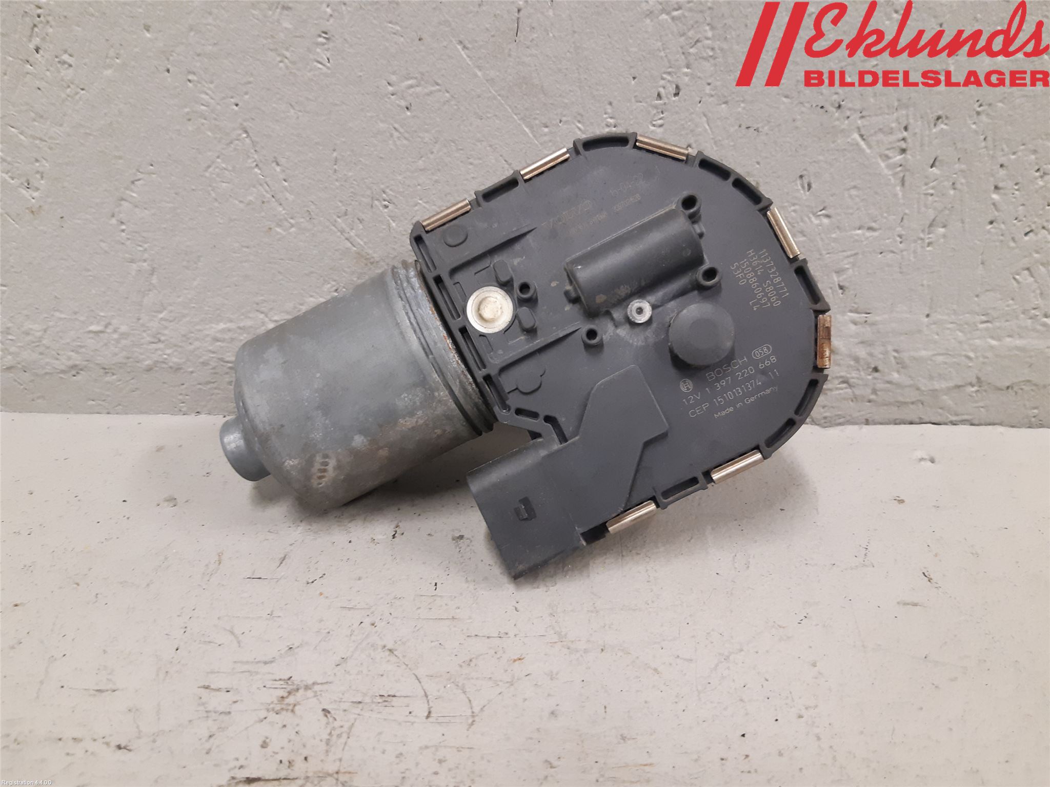 Volvo V70 14-16 Torkarmotor Vindruta