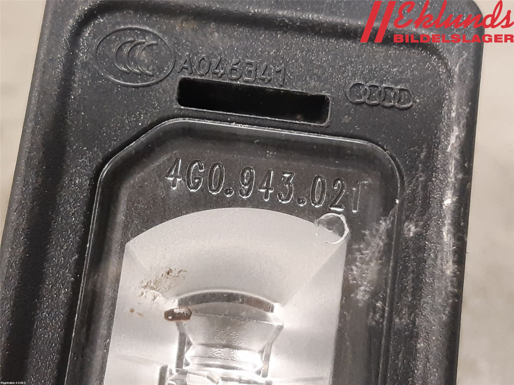 Audi A5 07-16 Skylt Belysning