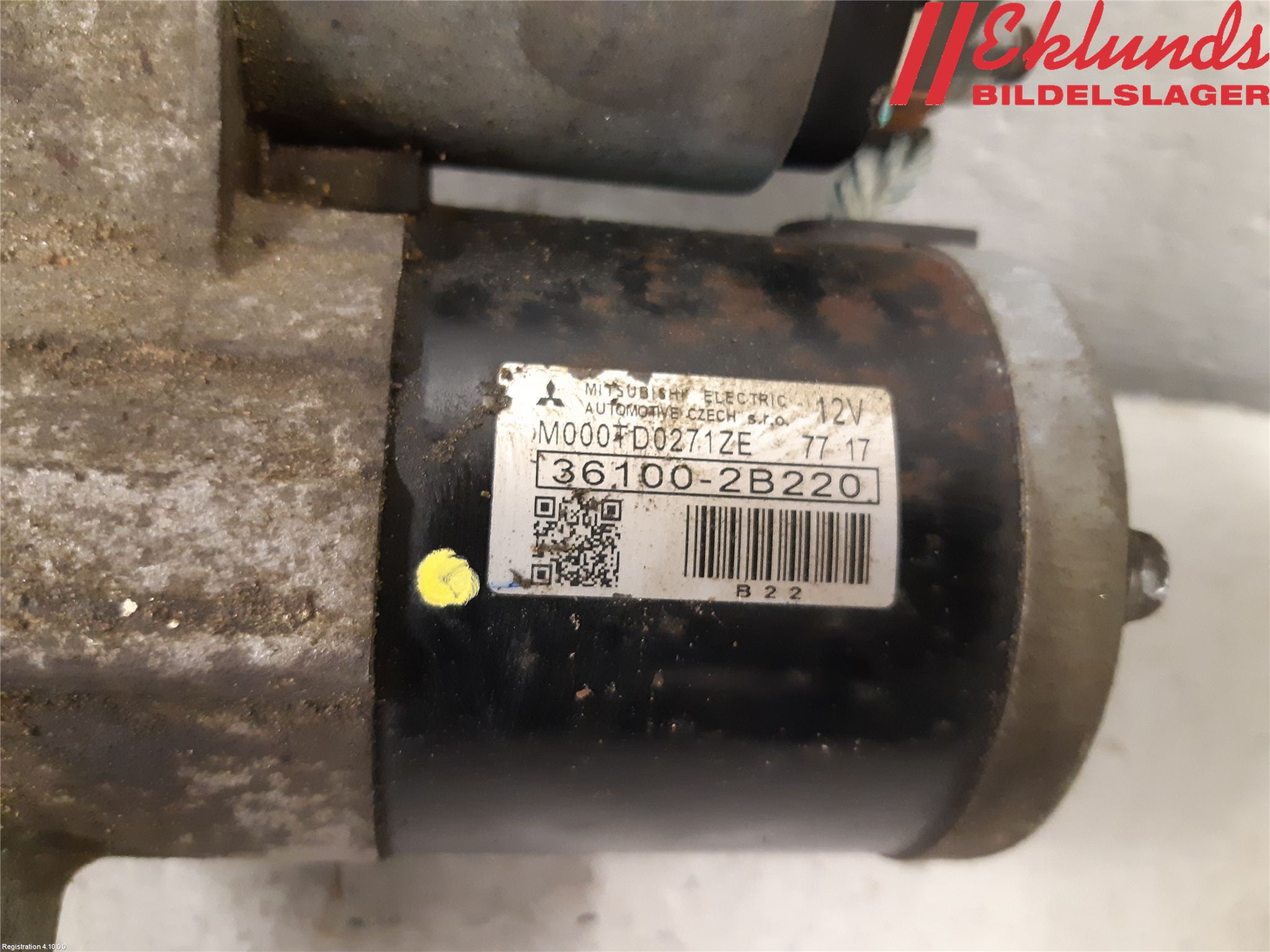 Kia VENGA 10-19 Startmotor