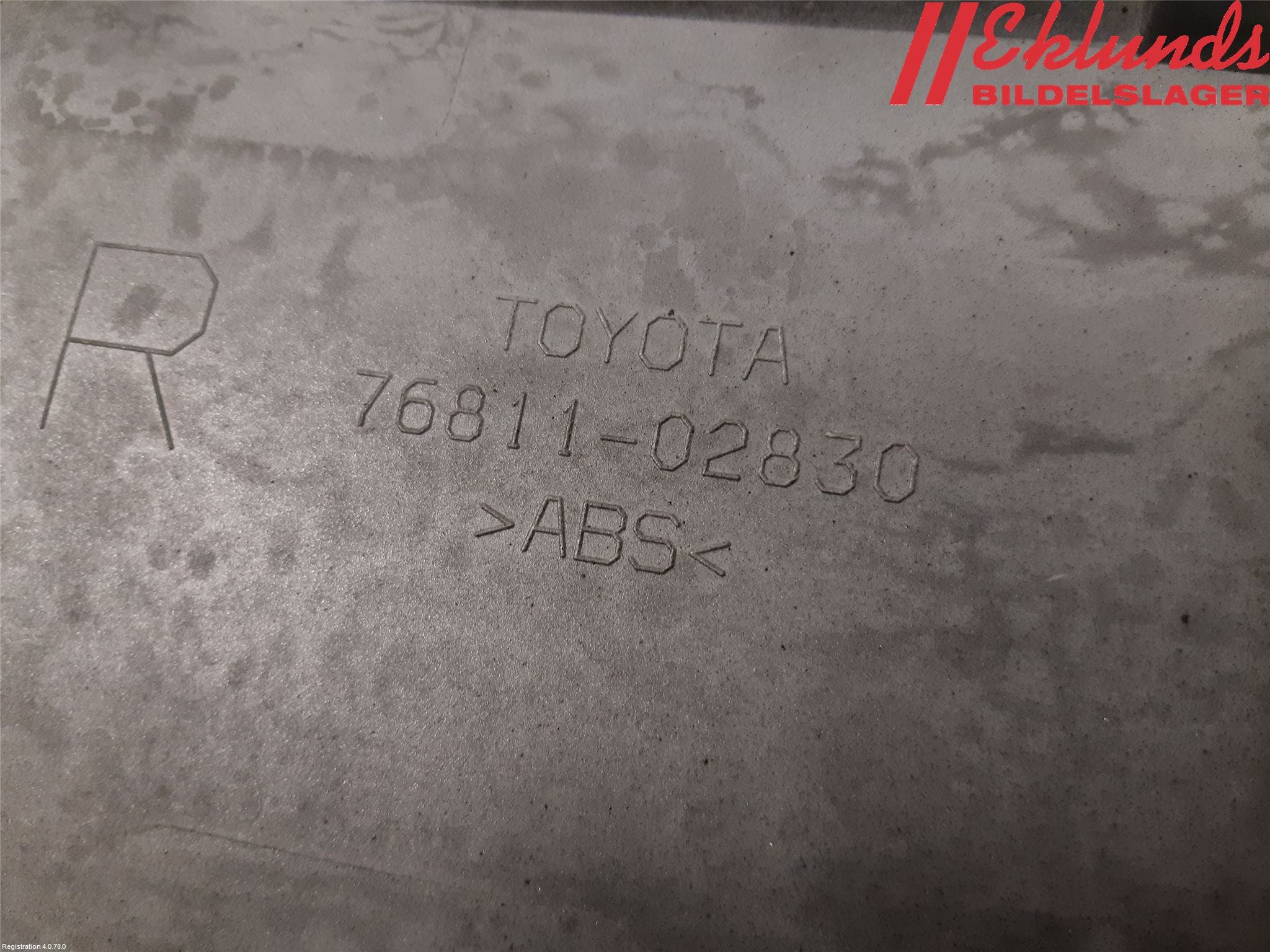 Toyota AURIS 13-19 List Bak-Baklucka