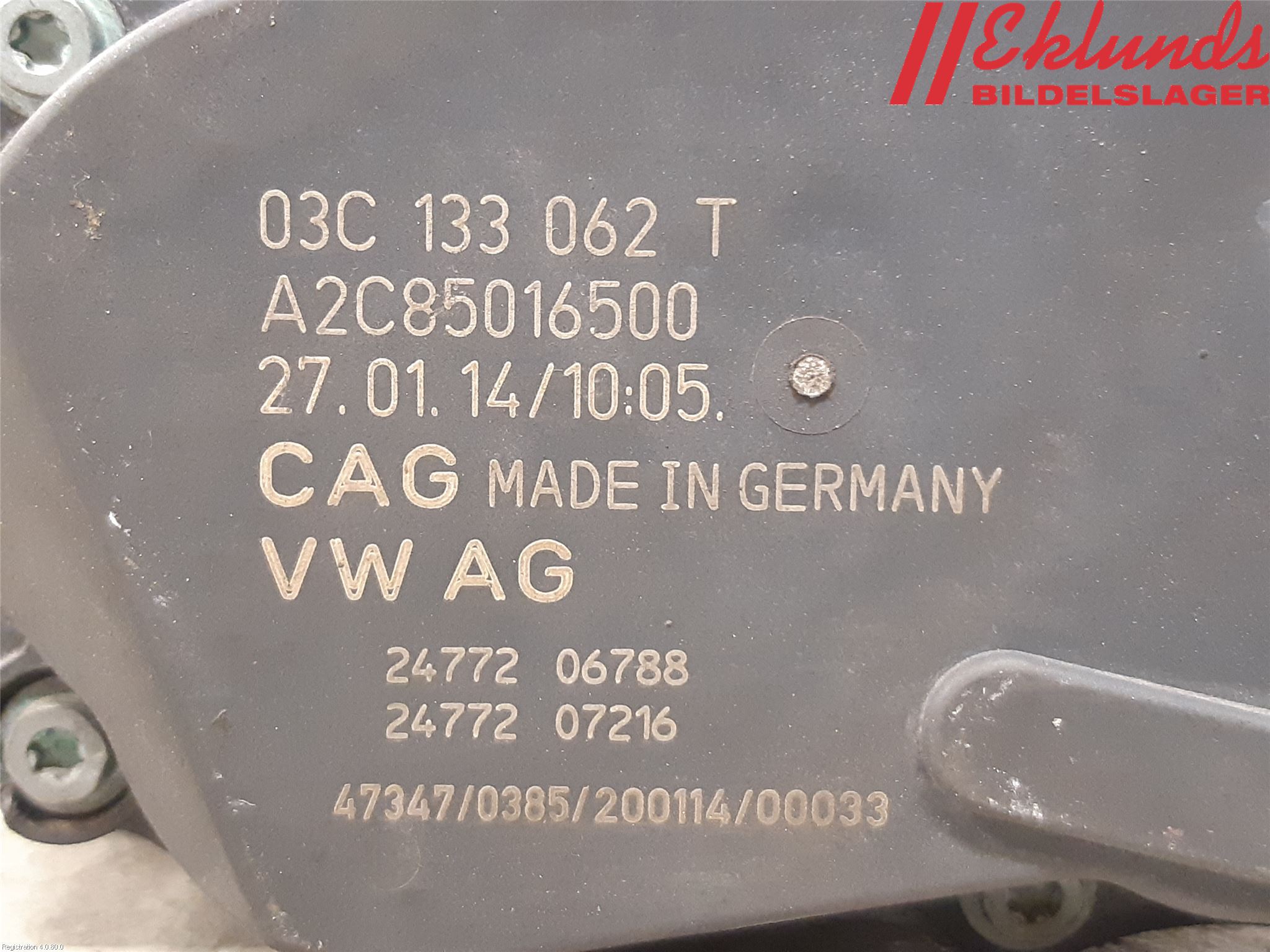 Volkswagen VW POLO 10-17 Injspjällhus