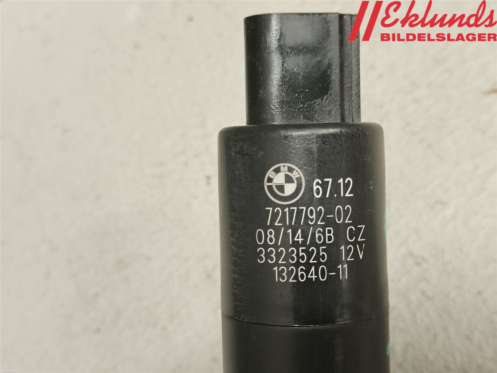BMW 3 F30/F31/F80 12-19 Spolarpump Högtryck