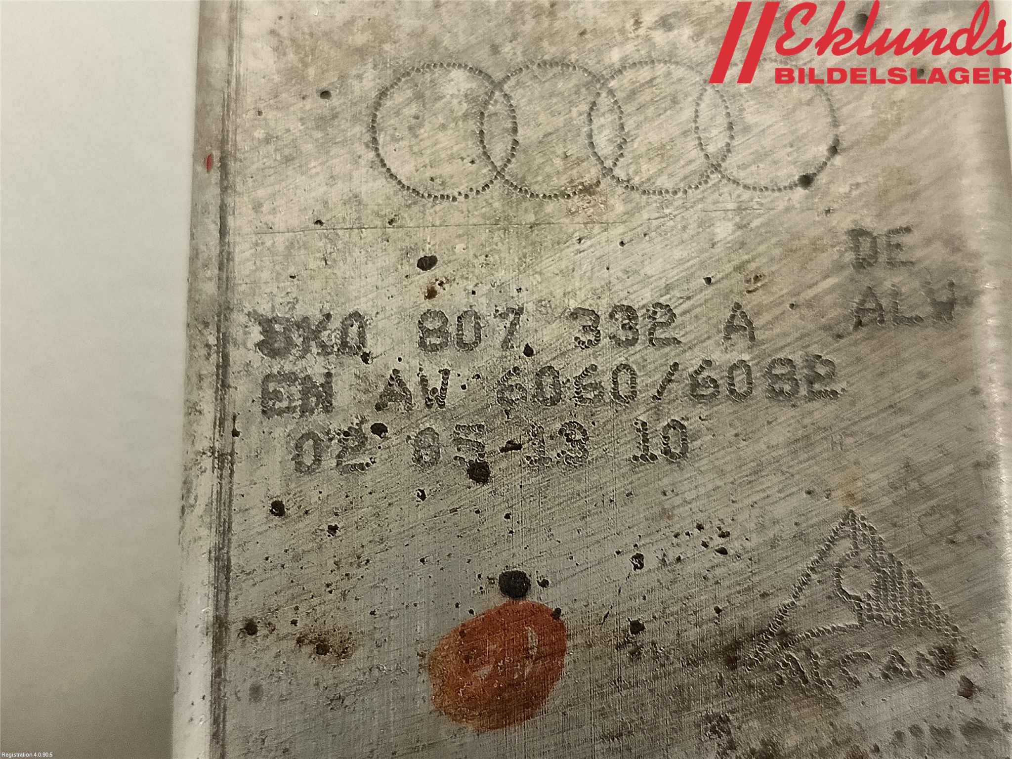 Audi A4/S4 08-11 Stötfångarbärjärn Bak