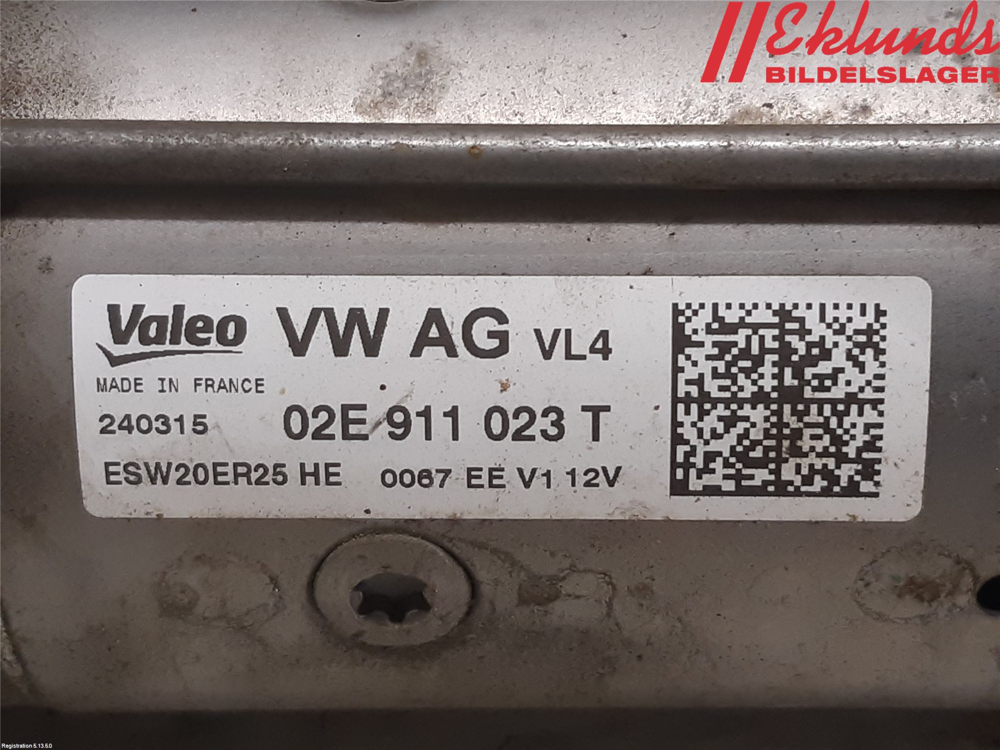 Volkswagen VW PASSAT 15-19 Startmotor Diesel