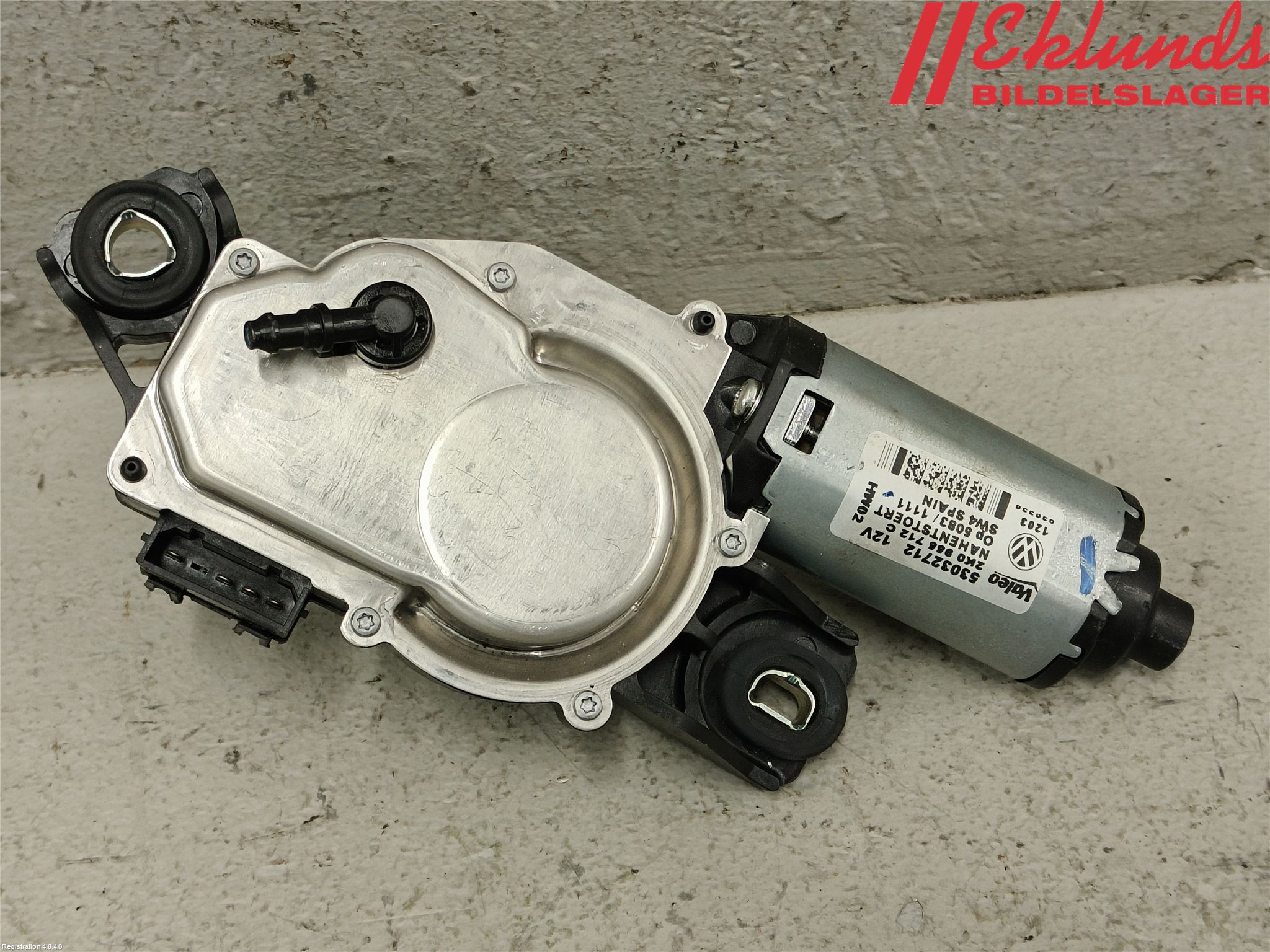 Volkswagen VW CADDY 11-15 Torkarmotor Baklucka