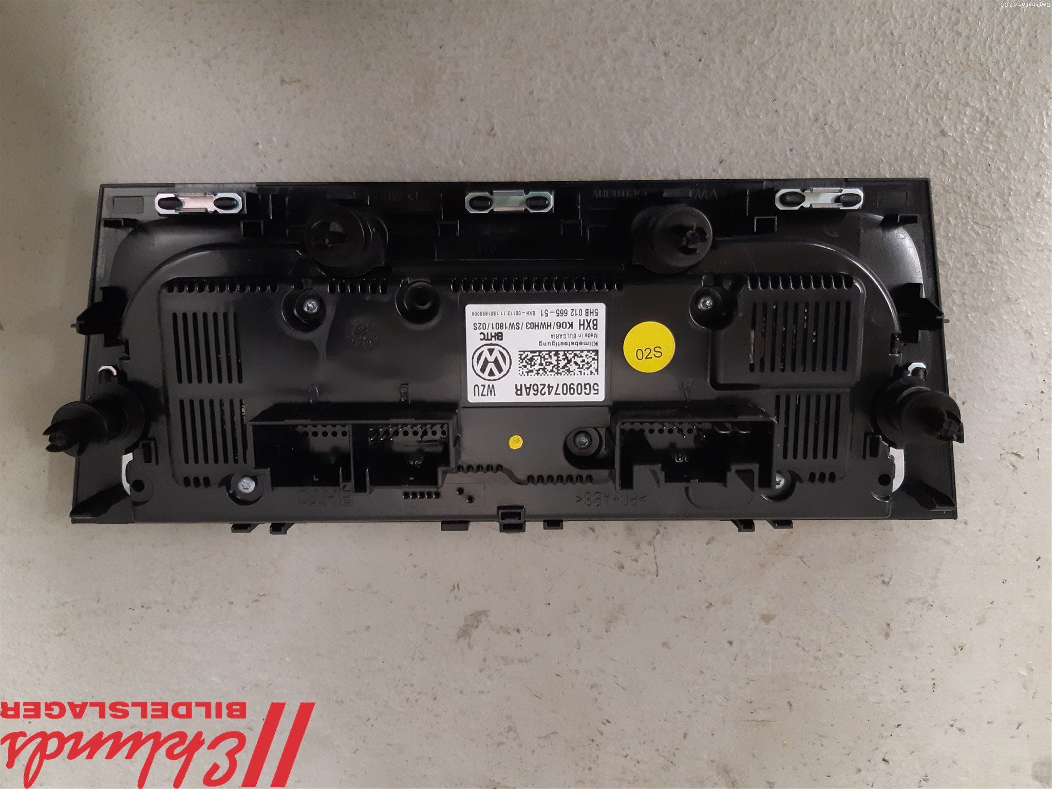 Volkswagen VW GOLF / E-GOLF VII 13-20 Ac Styrenhet Ac Manöveren