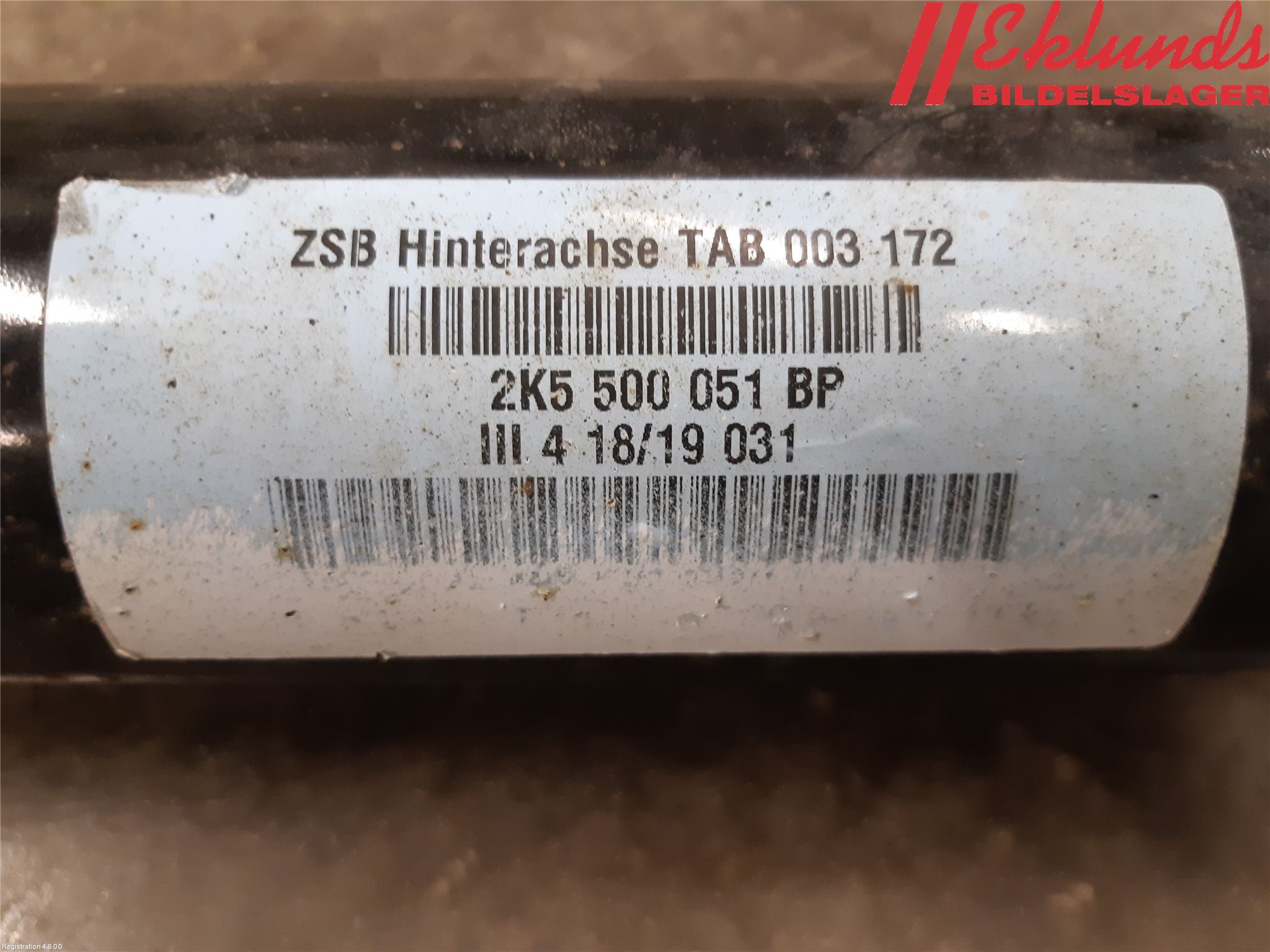 Volkswagen VW CADDY 16-20 Bakaxel