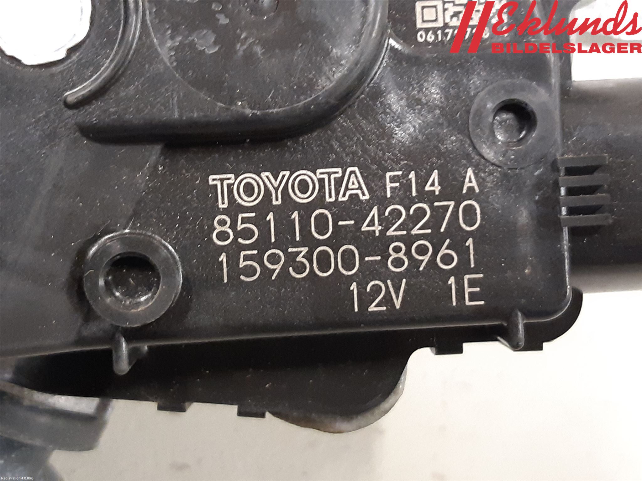 Toyota RAV4 19- Torkarmotor Vindruta