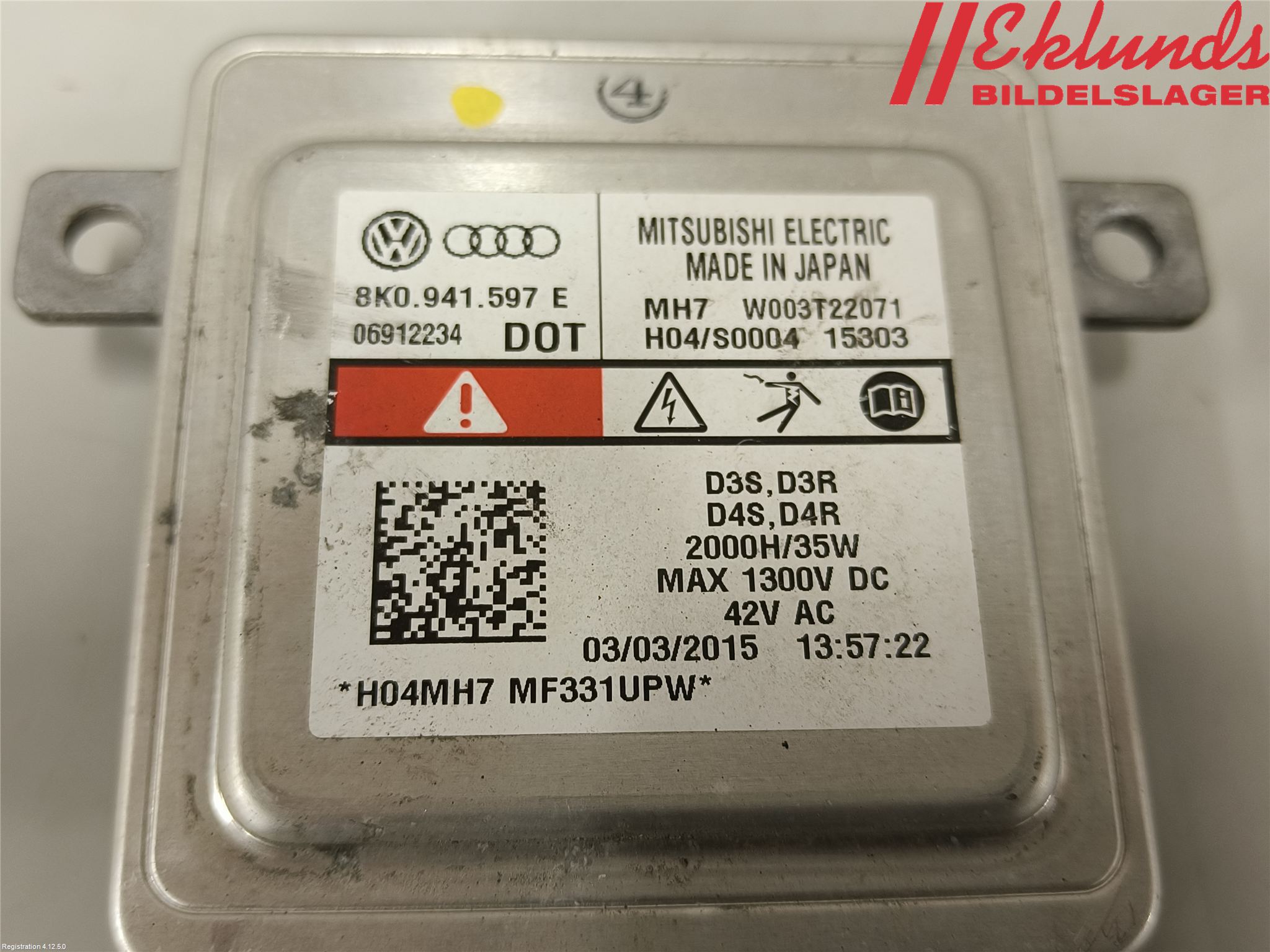 Volkswagen VW TIGUAN 07-16 Styrenhet Strålkastare