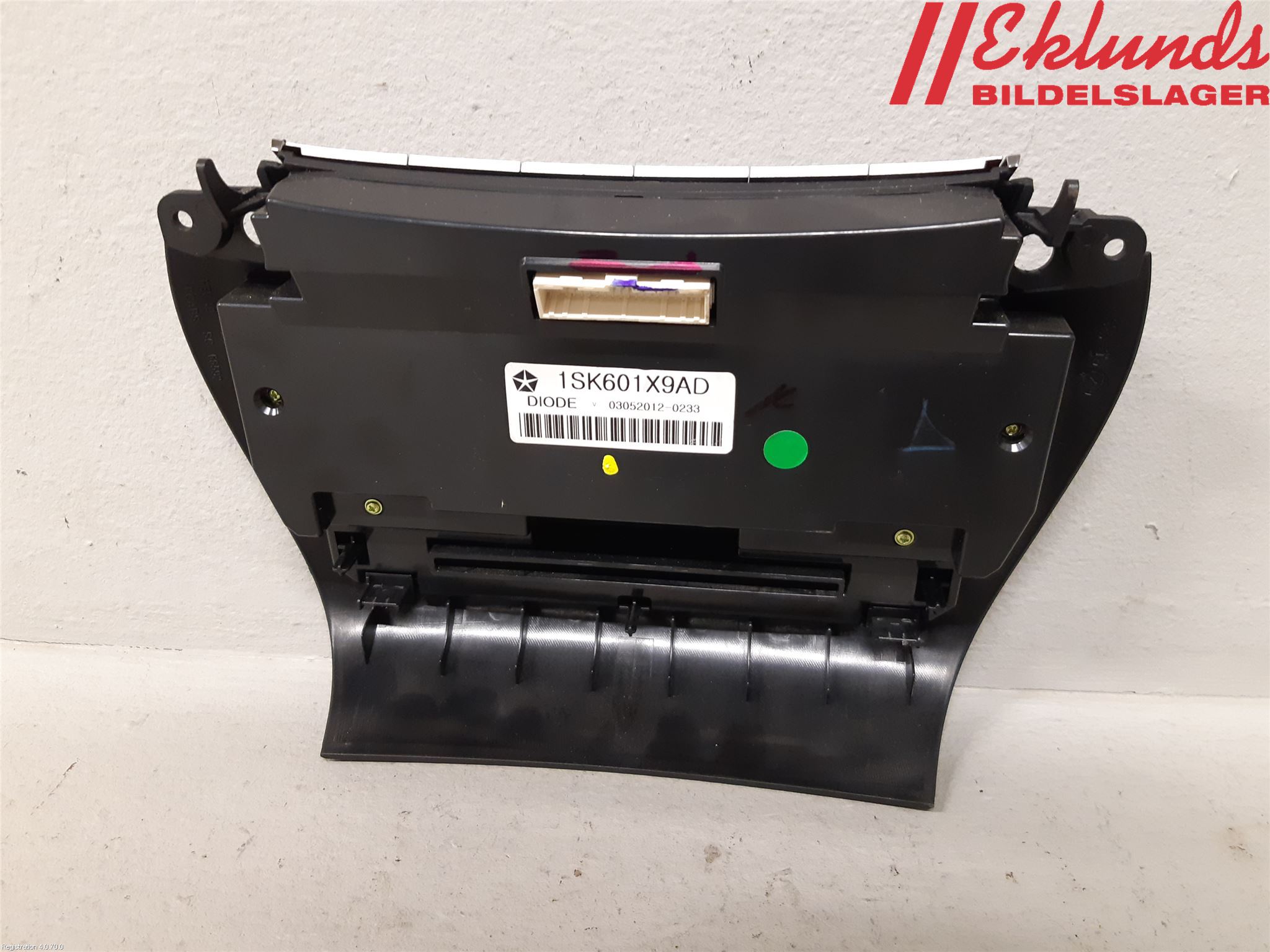 Fiat FREEMONT Ac Styrenhet Ac Manöveren