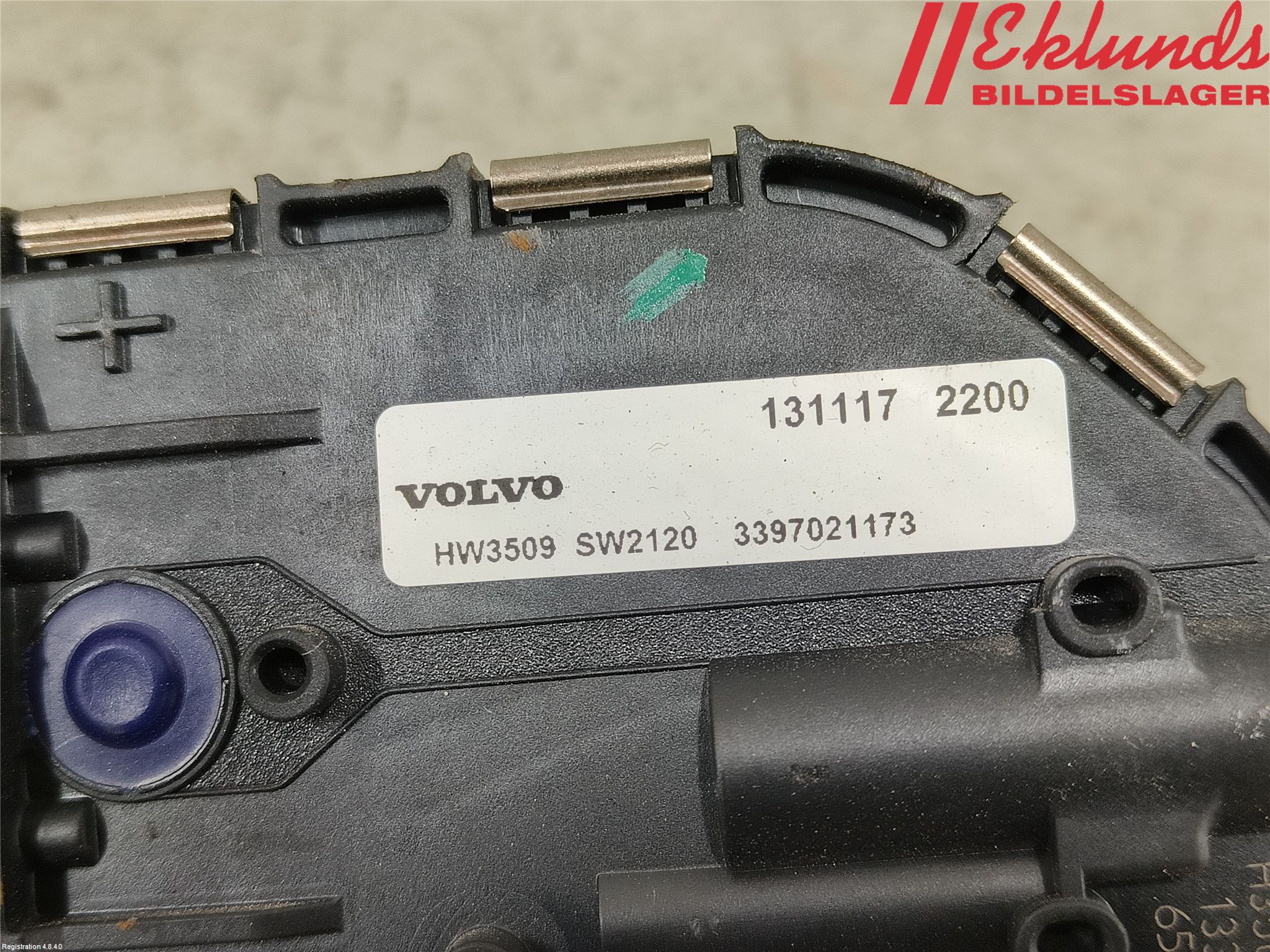 Volvo V60 14-18 Torkarmotor Vindruta