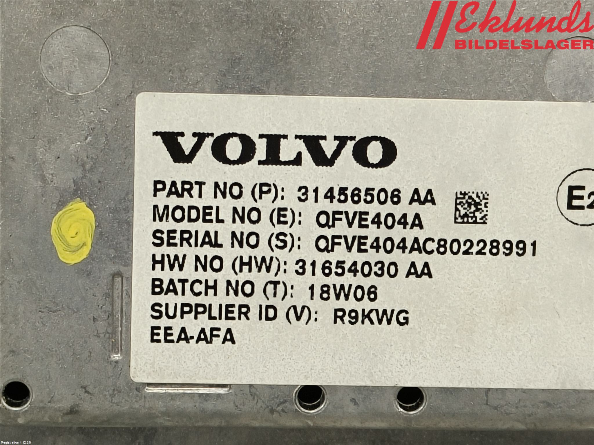 Volvo V90 17->> Bildskärm