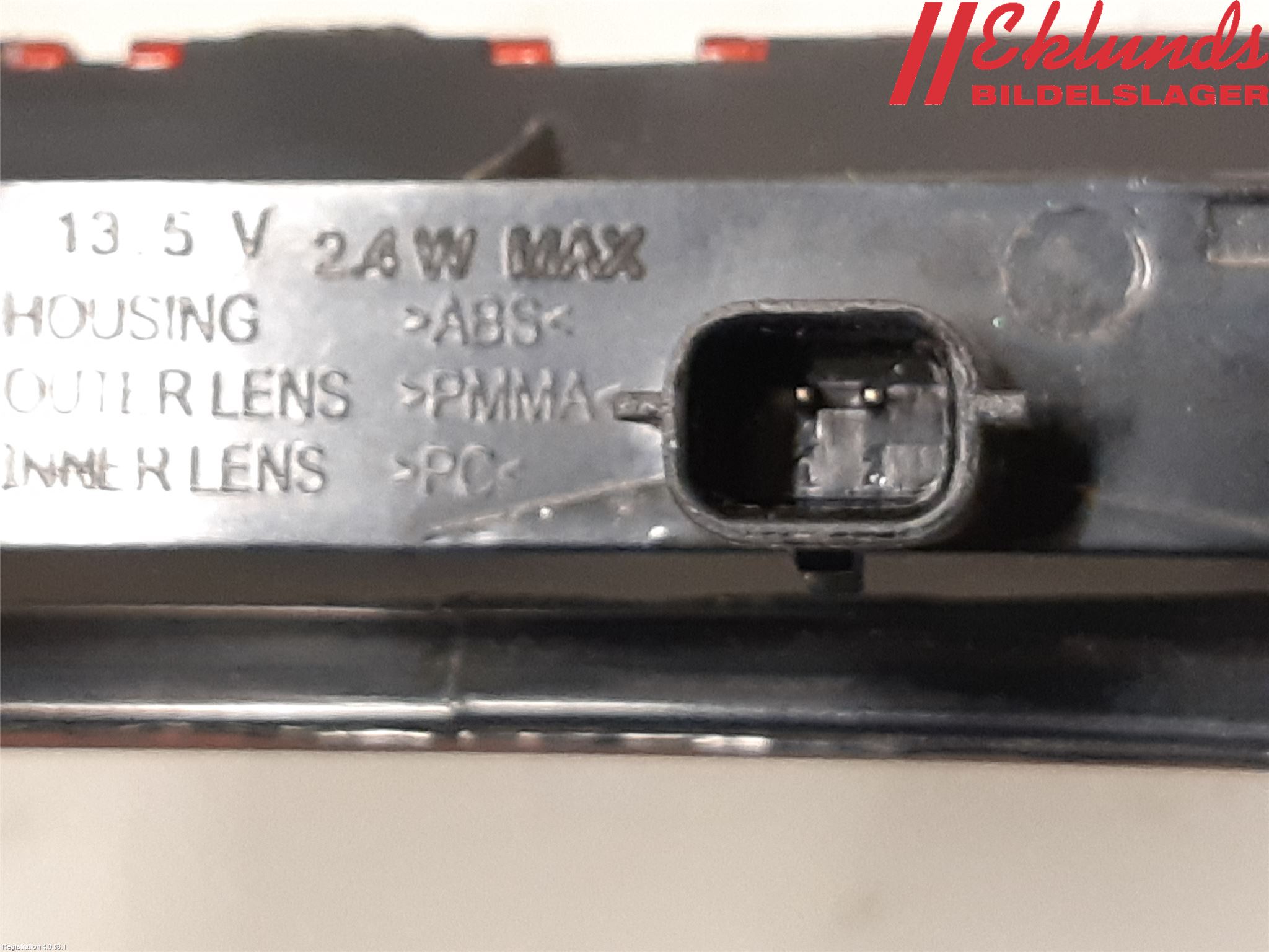 Renault MEGANE IV 16-23 Bromsljus Bakruta