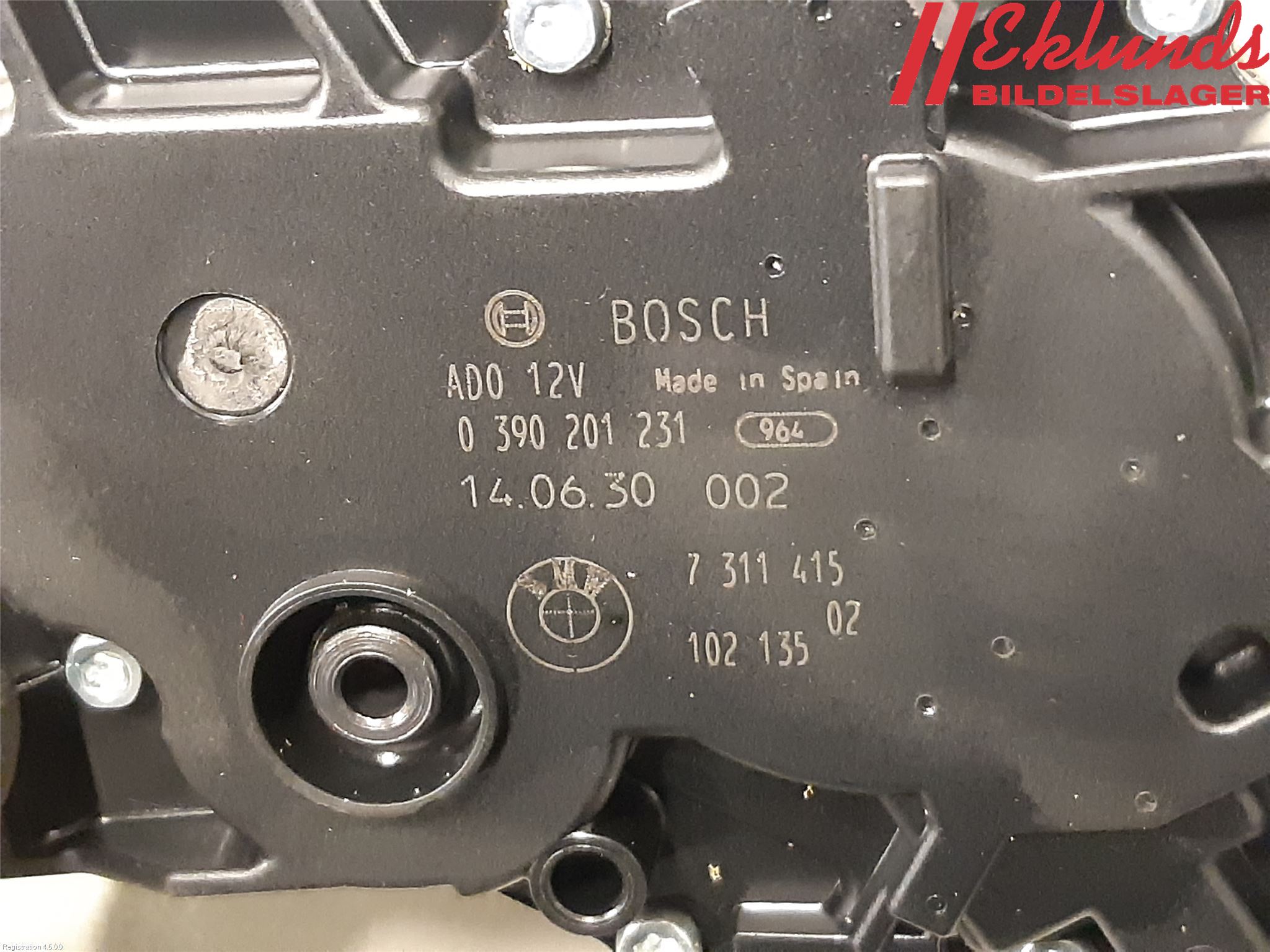 BMW 5 F10/F11/F18 09-17 Torkarmotor Baklucka