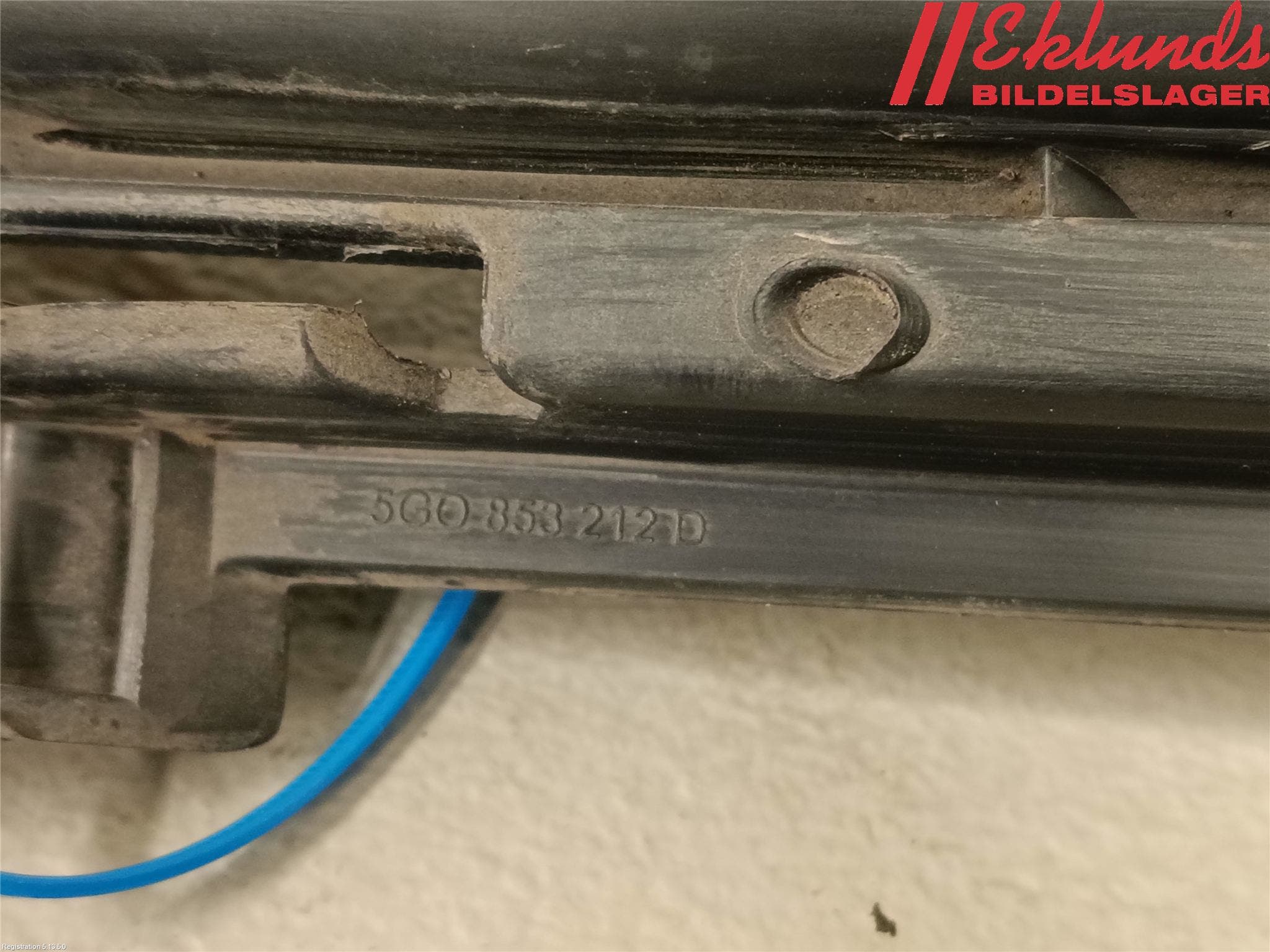 Volkswagen VW GOLF / E-GOLF VII 13-20 Stöt Utfyllnad-List-Grill