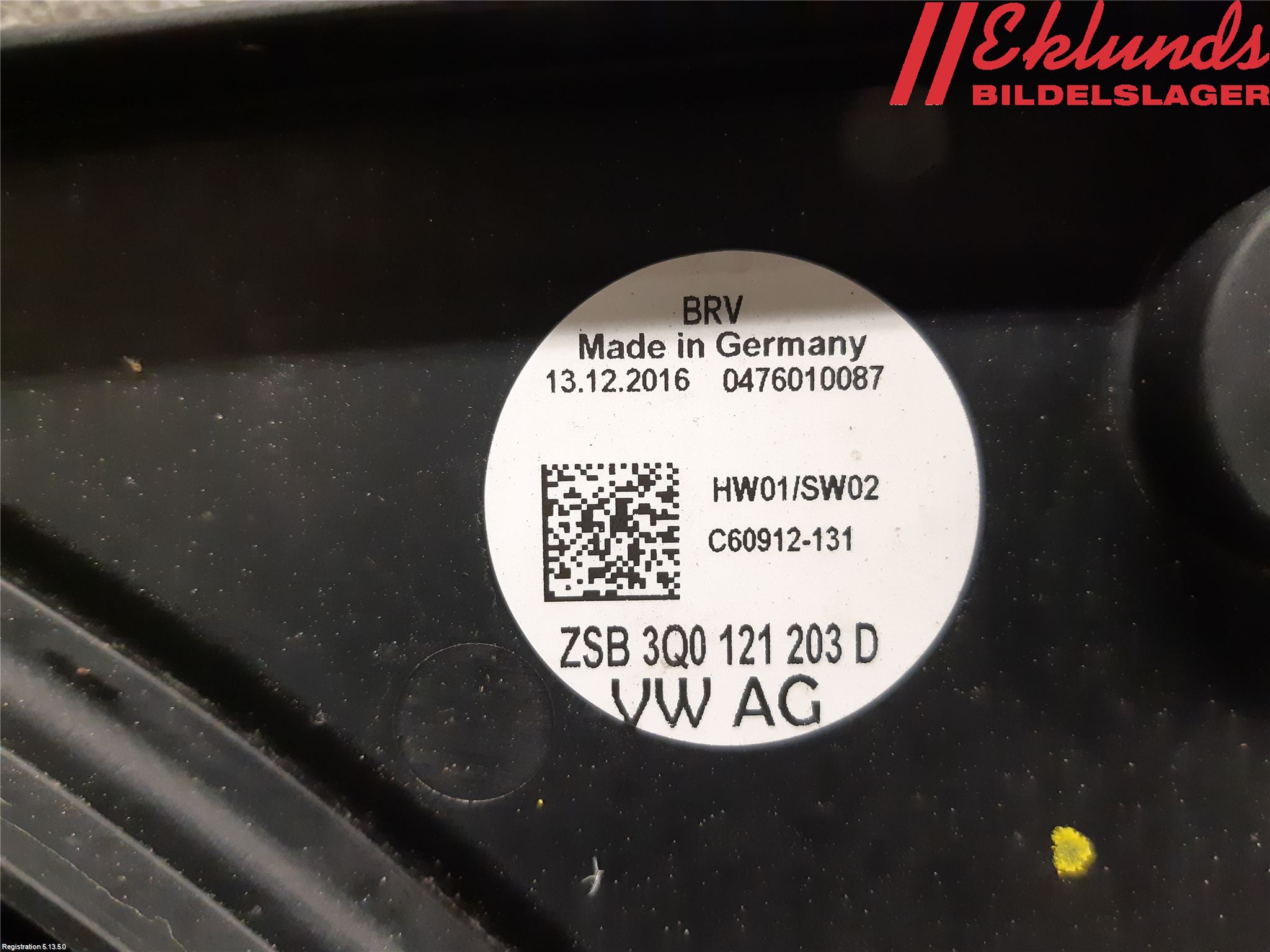 Volkswagen VW TIGUAN 16-24 Kylfläkt El