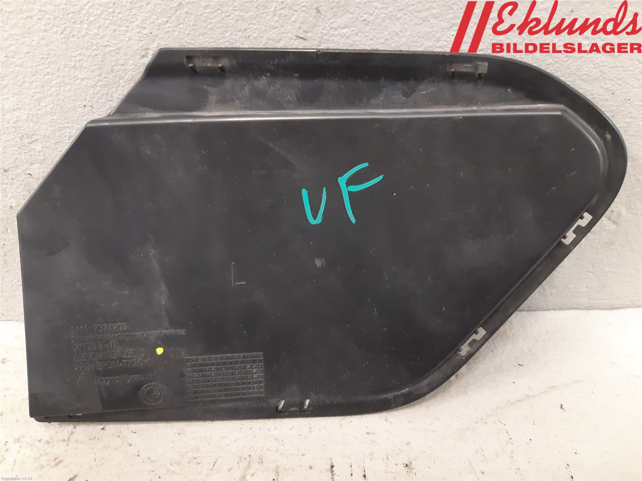 BMW X1 F48 15-22 Stöt Utfyllnad-List-Grill