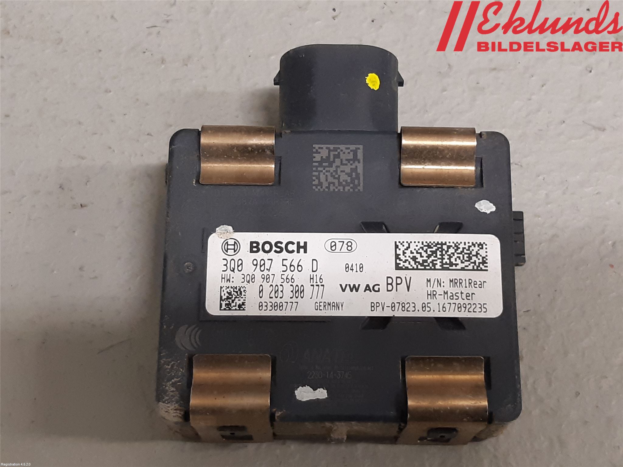 Audi A3/S3 8V 13-20 Sensor Aktivt Kollisionsskydd