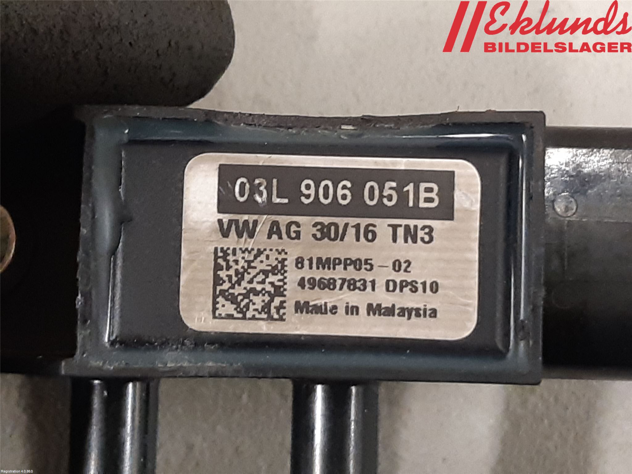 Skoda SUPERB 16-24 Givare Temp-Tryck Avgas