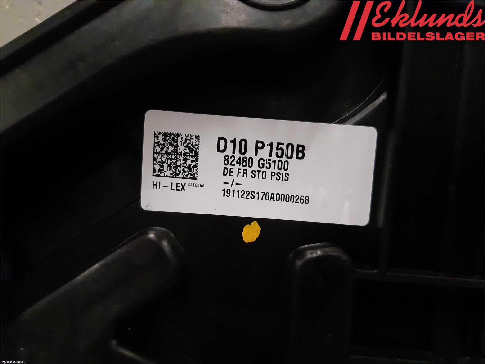 Kia NIRO (DE) 17-22 Fönsterhiss El Kompl