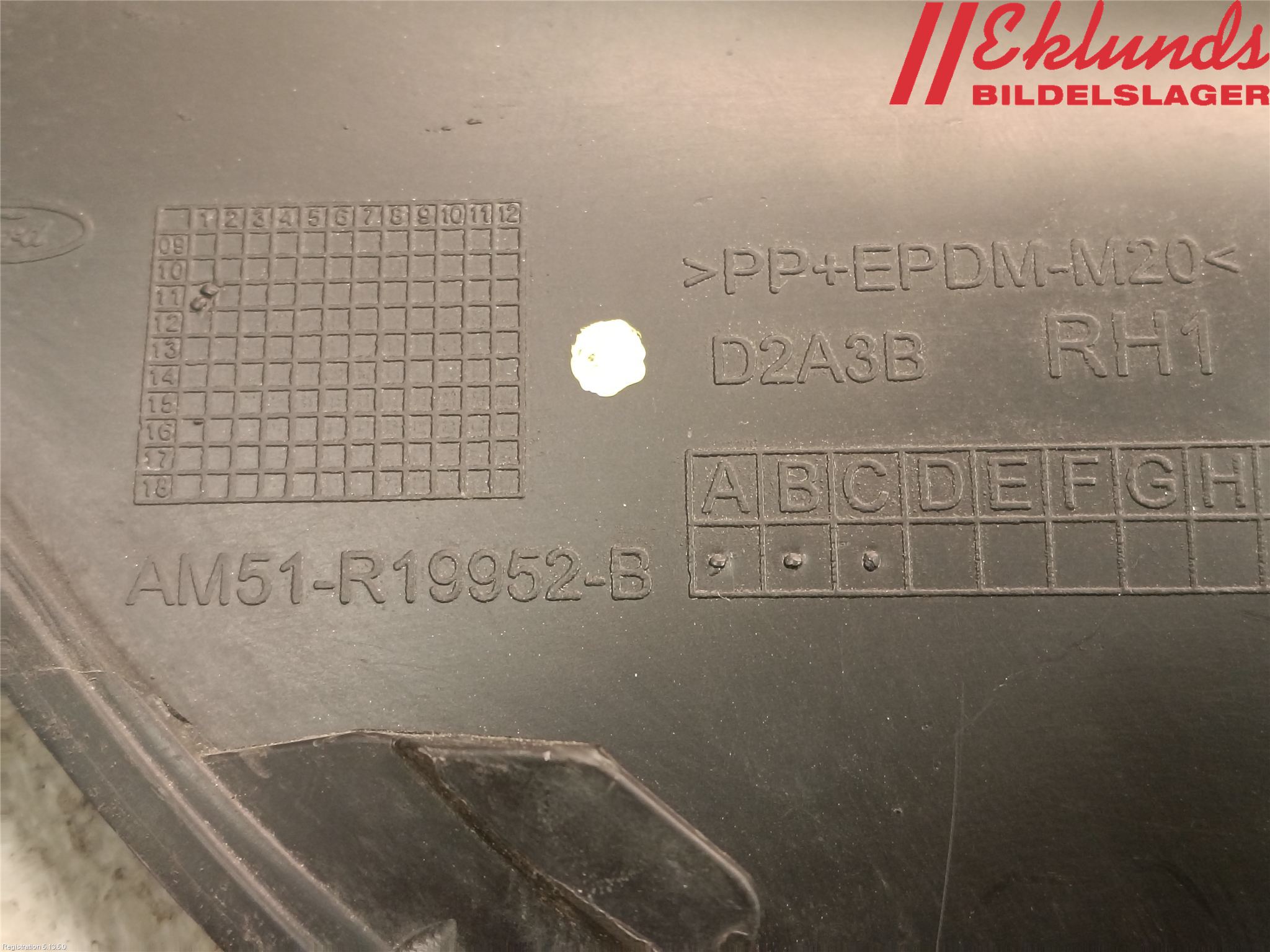 Ford GRAND C-MAX  11-14 Dimljussarg Fram