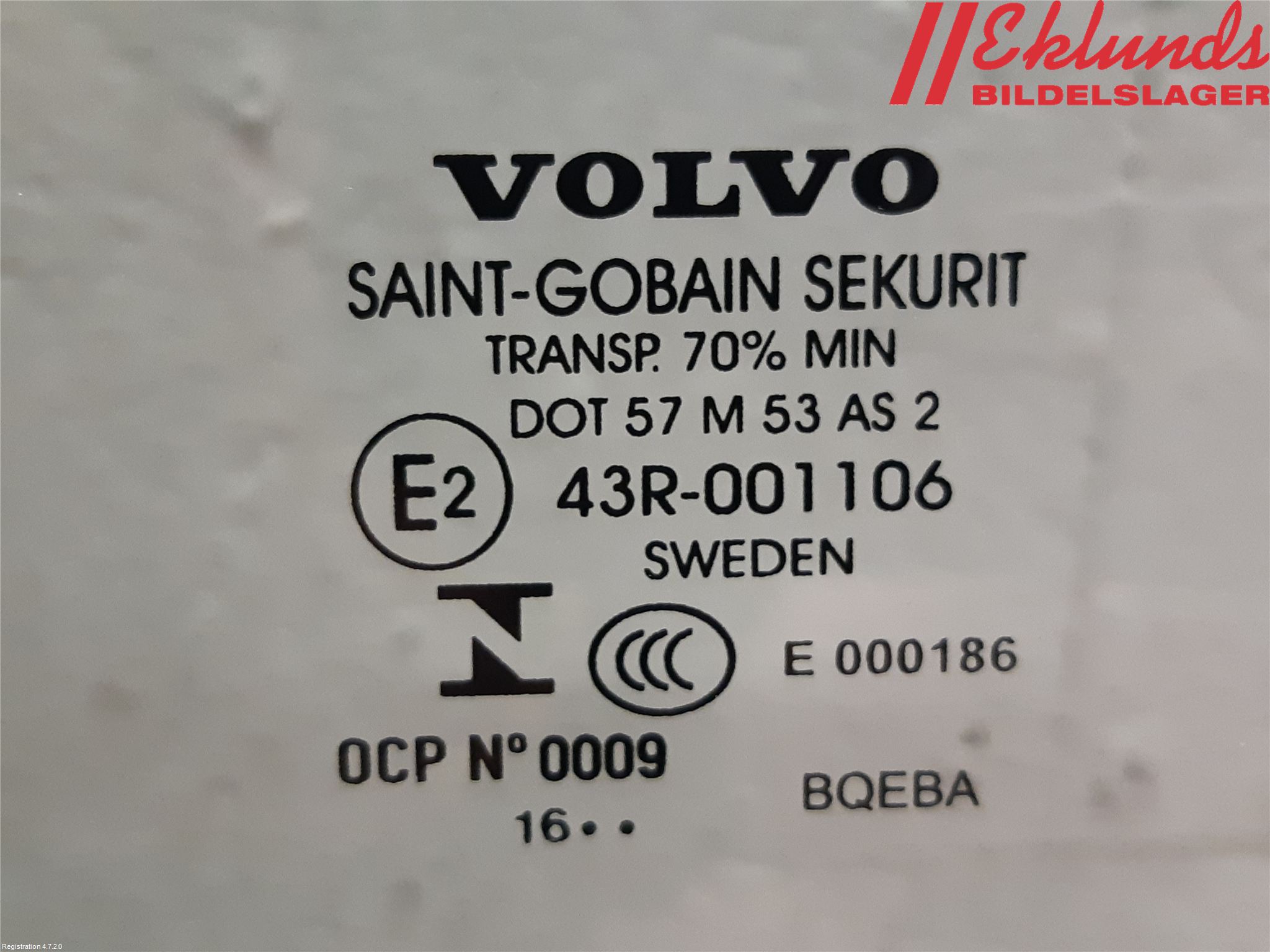 Volvo XC90/RECHARGE 16- Dörruta Fram Vänster