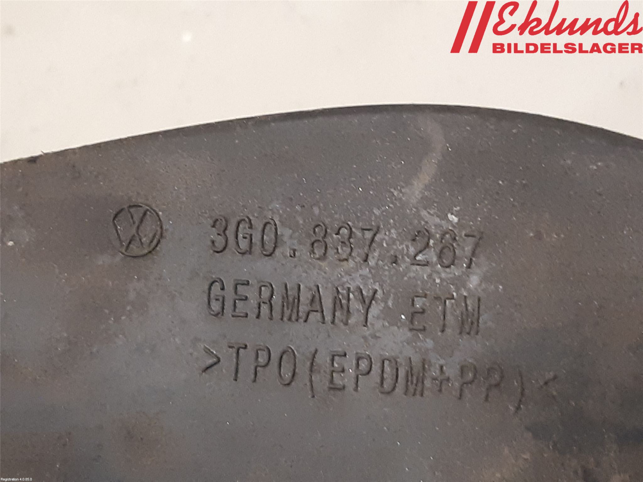 Volkswagen VW PASSAT 15-19 Dörrstopp