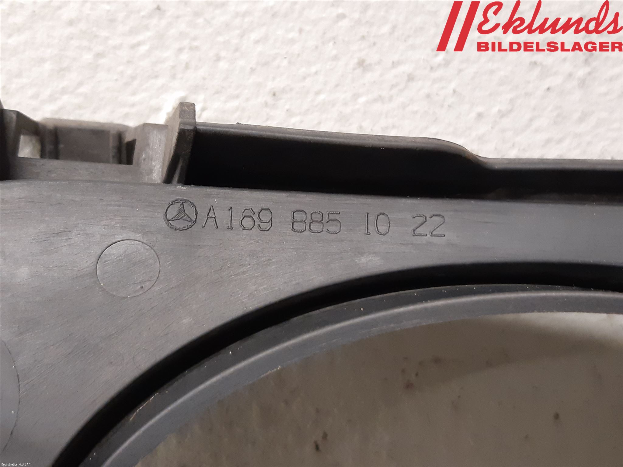 Mercedes-Benz MB A-KLASS (W169) 04-12 Dimljussarg Fram