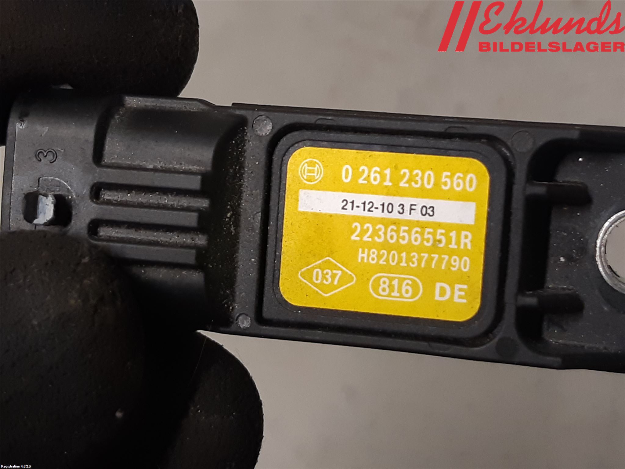 Renault MASTER III 20-24 Givare Laddluftstryck