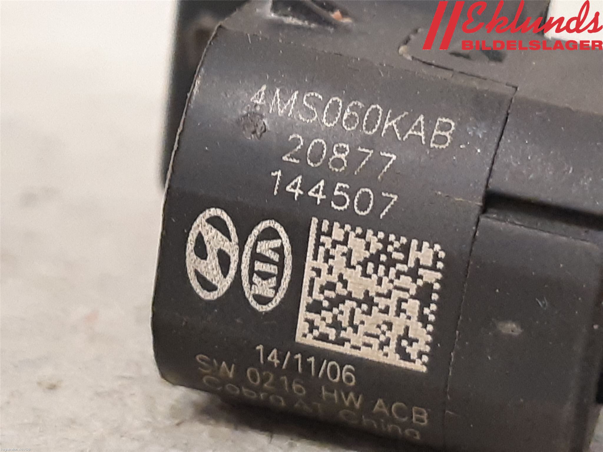 Kia SPORTAGE (SL) 11-15 Parkeringshjälp Backsensor