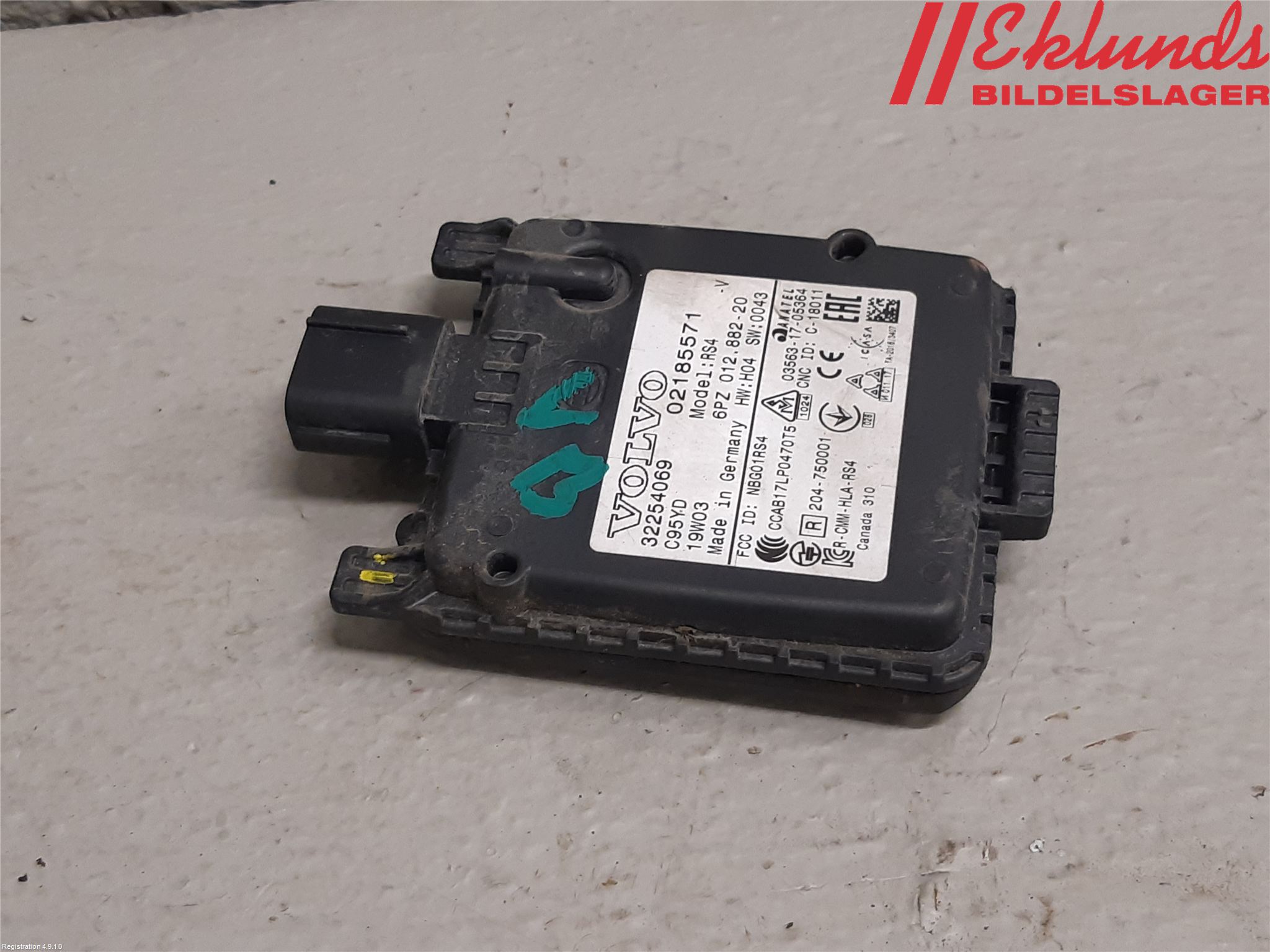 Volvo V60 19- Sensor Aktivt Kollisionsskydd