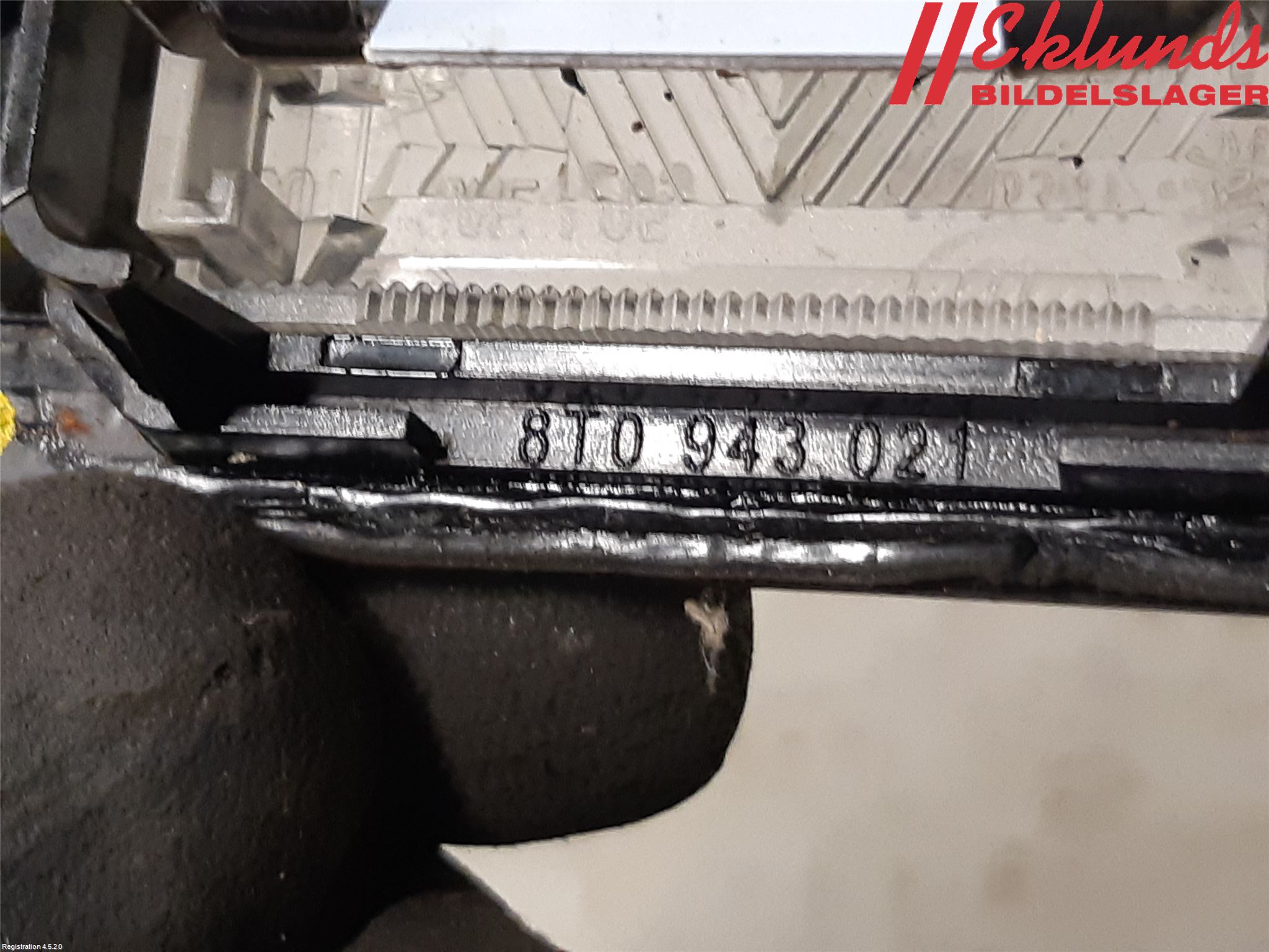 Skoda SUPERB 09-15 Skylt Belysning