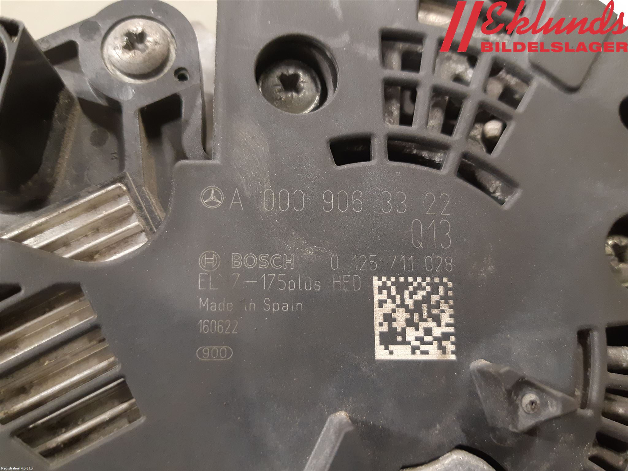 Mercedes-Benz MB CLA-KLASS (C117/X117) 13-19 Generator
